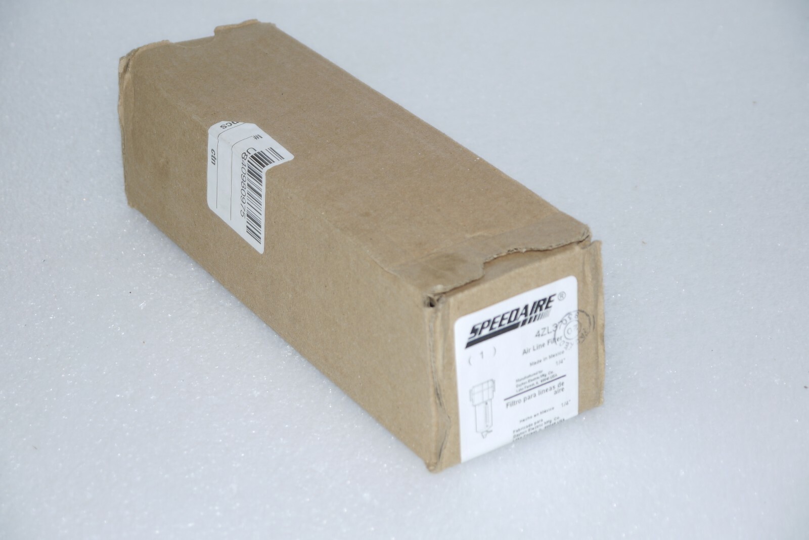 SPEEDAIRE 4ZL37 4ZL37A AIR LINE FILTER 1/4″ INLET 250 PSIG NEW
