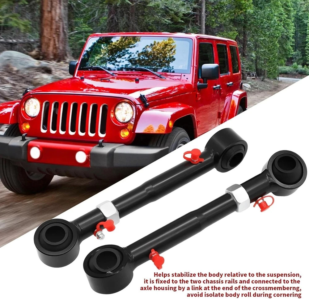 Adjustable Front Sway Bar Links Quick Disconnect 2.5-6″ Lift Nakkaa (72 chars)