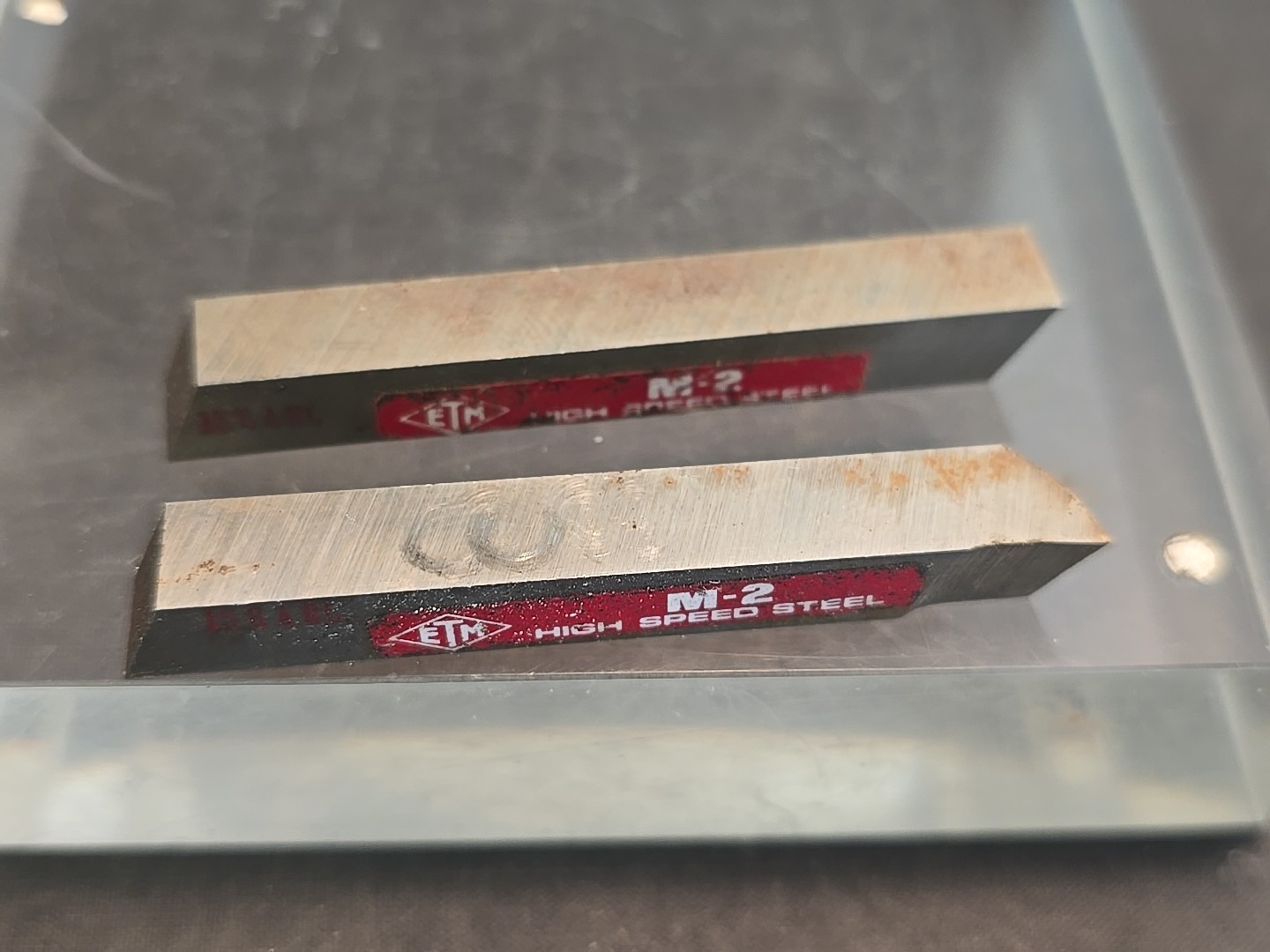 Lot of 2 M-2 ETM HSS 5/16″ Lathe Tool Cutting Bits ISRAEL