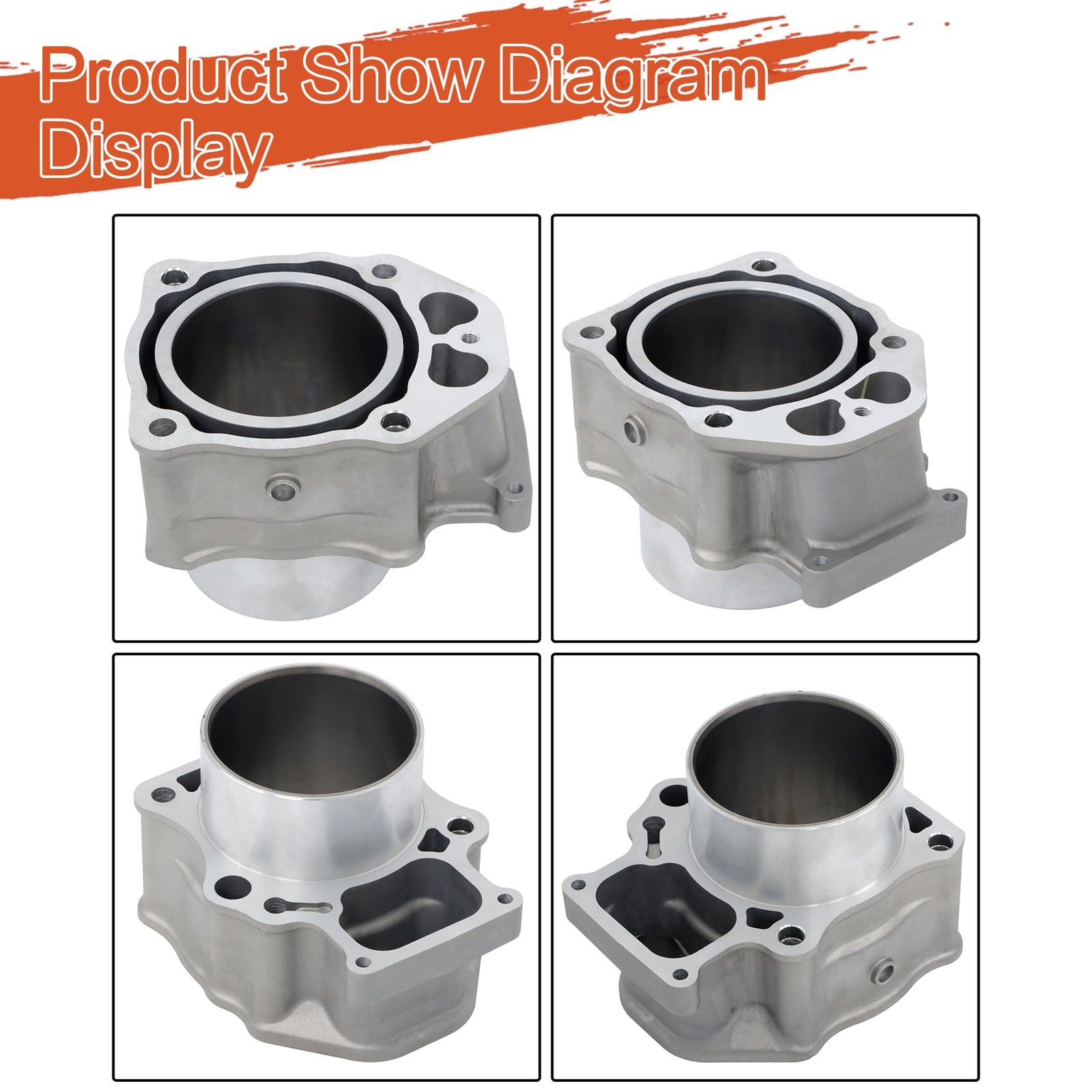 Cylinder Head Kit for TRX520 TRX500 SXS500 TRX420 TRX450 2006-2024 12200-HP7-A01