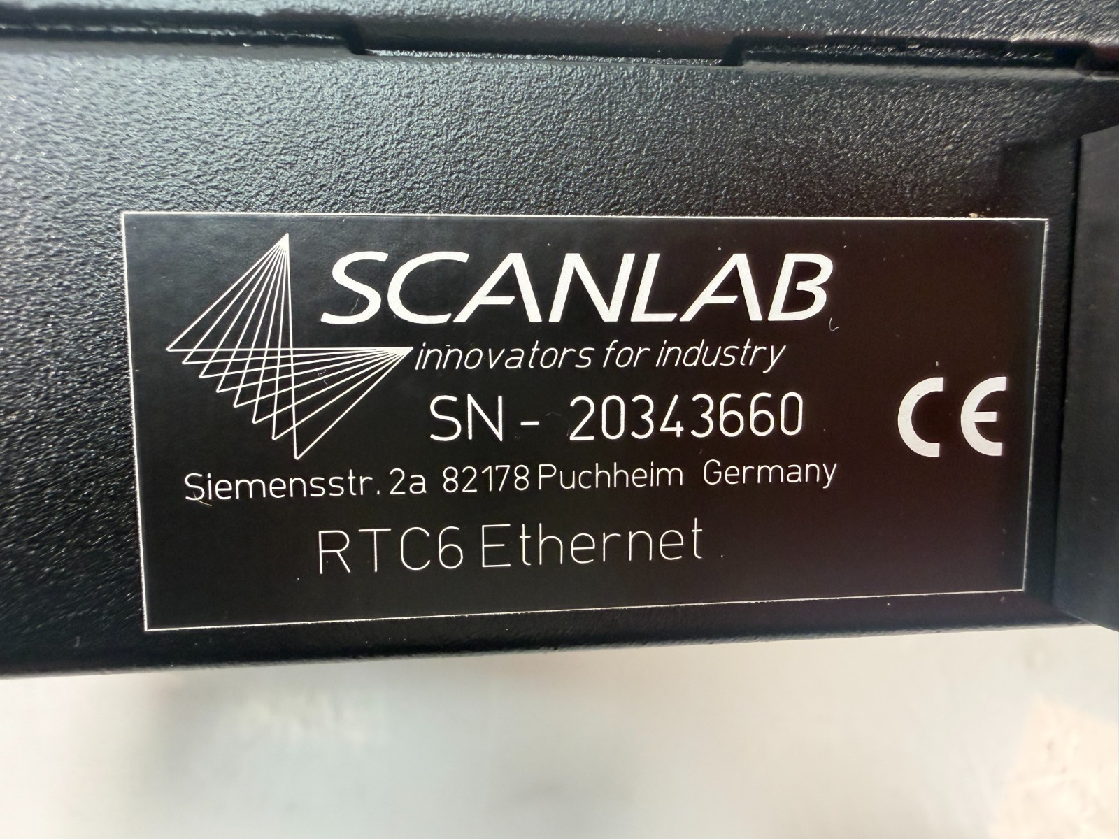 SCANLAB RTC6 EtherBox Ethernet Control Board Enclosure Laser Scanner Interface