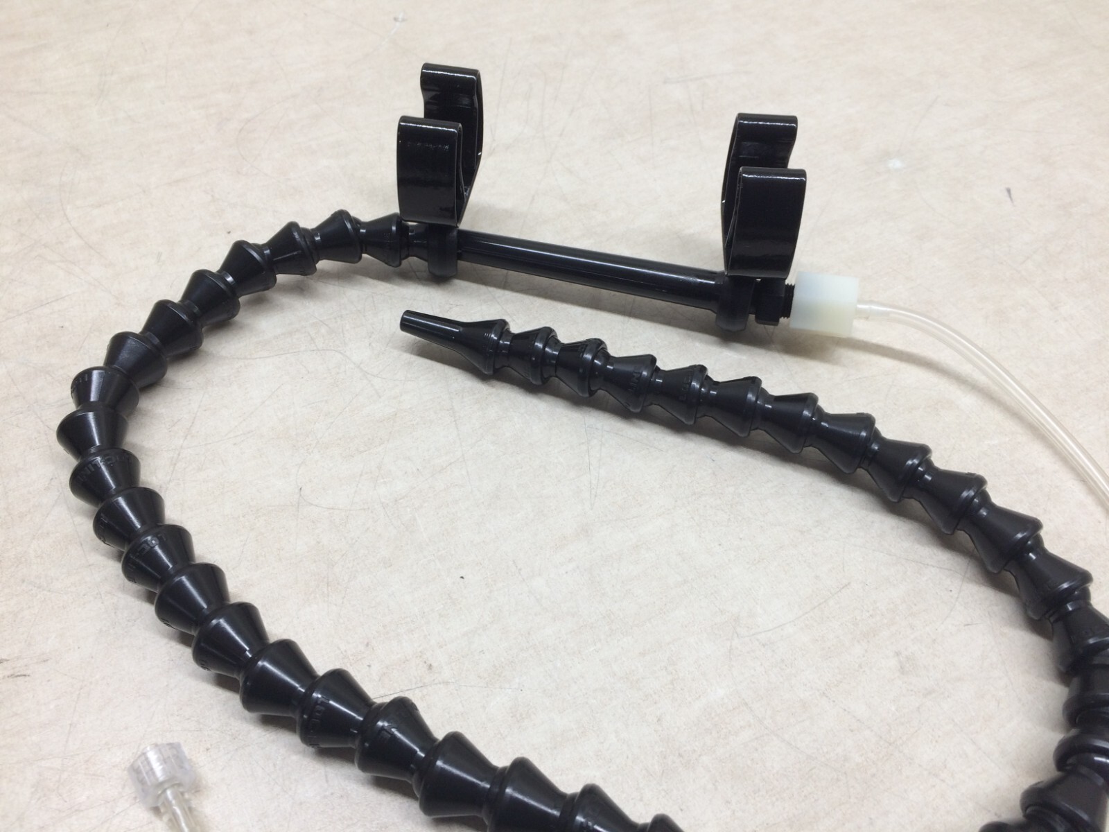 Loc-Line 1/4″ Hose Nozzle Flex Fittings Clamp Adapter Black Flex length 23″