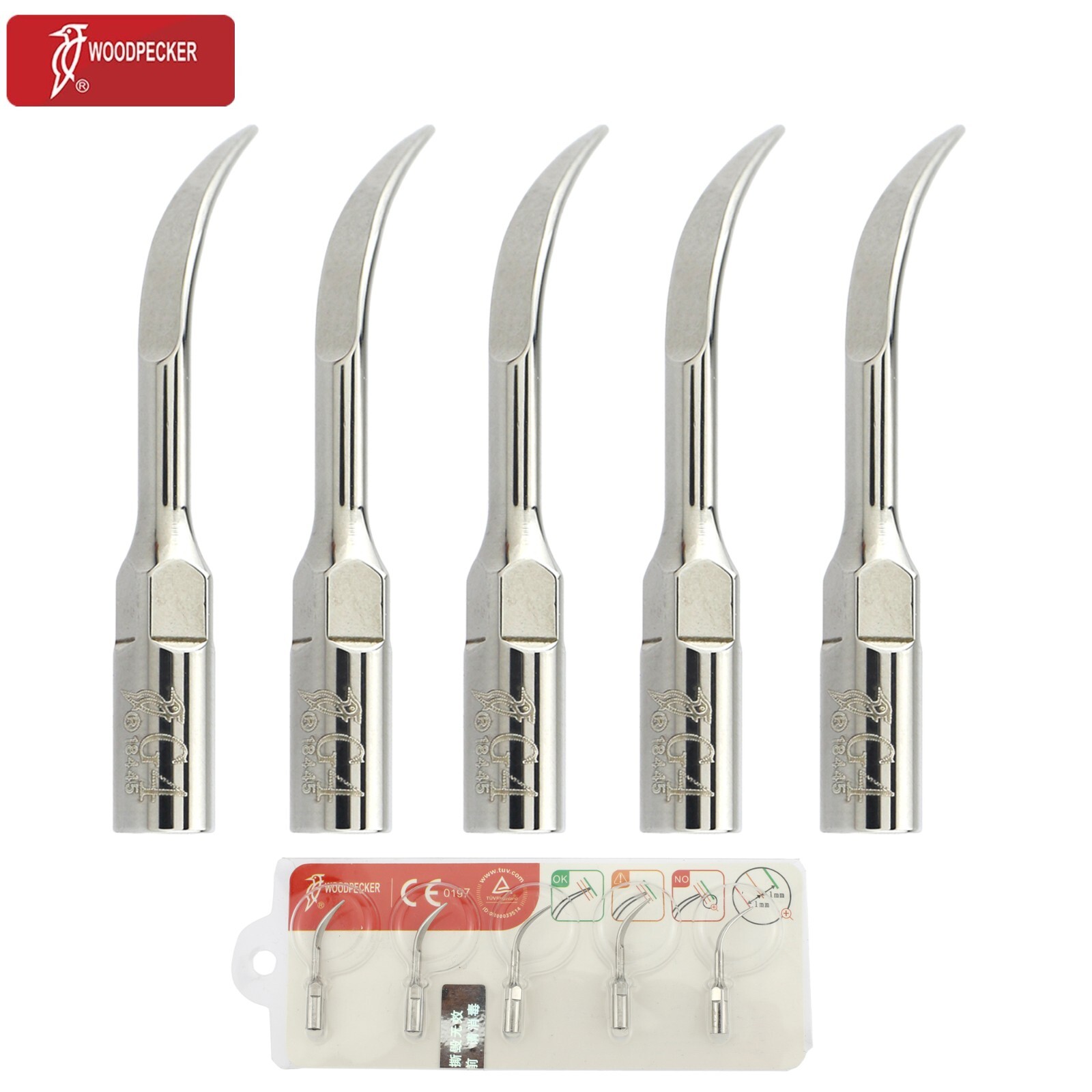 Woodpecker UDS N3 LED Dental Ultrasonic Piezo Scaler Handpiece HW-5L EMS Tips G1