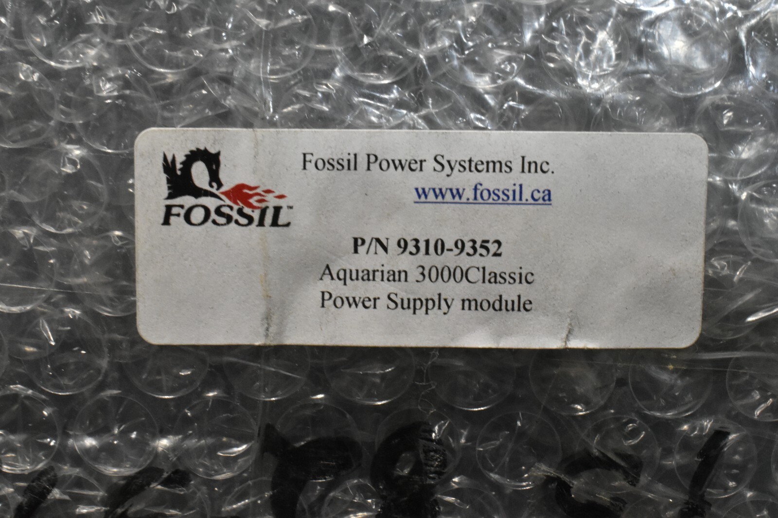 Fossil Power Systems 9310-9352 Aquarian 3000 Power Supply Module