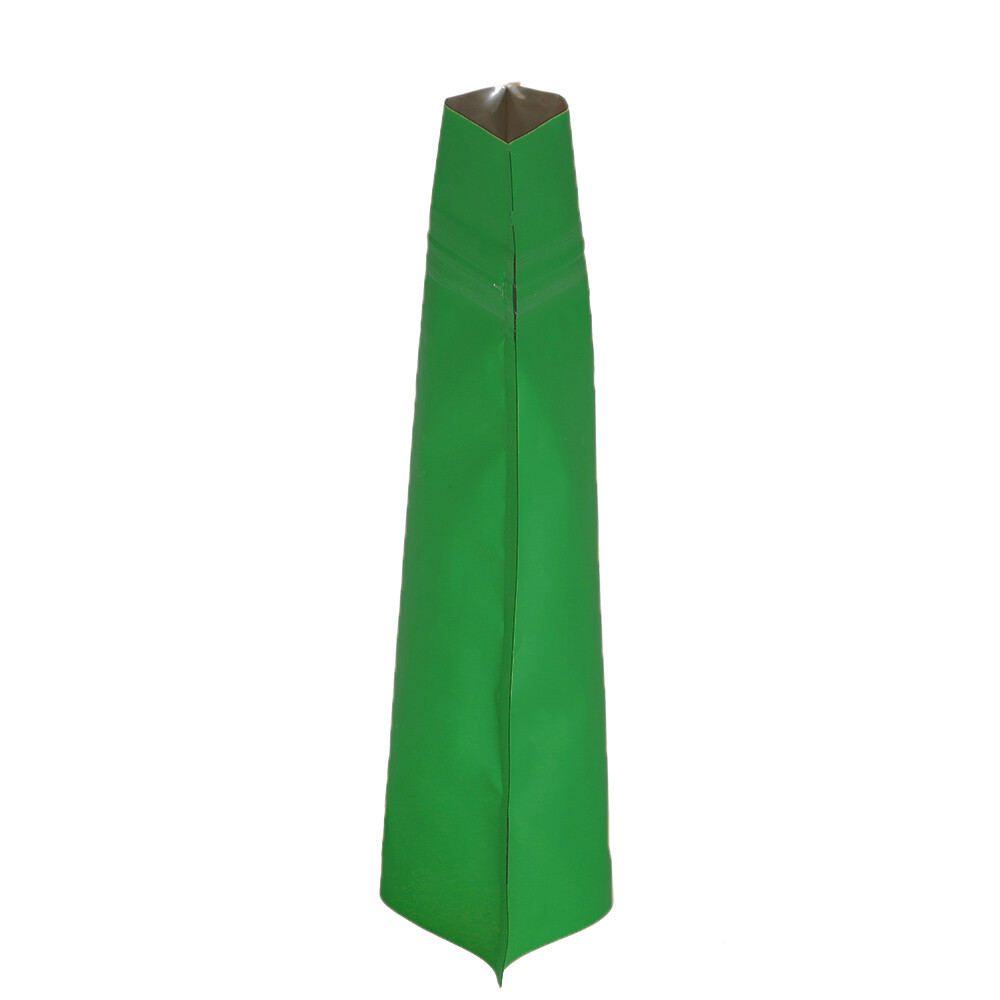 Green Air-Tight Zip Seal Mylar Bags w/Tear Notch for Seasoned Pita Chip Products