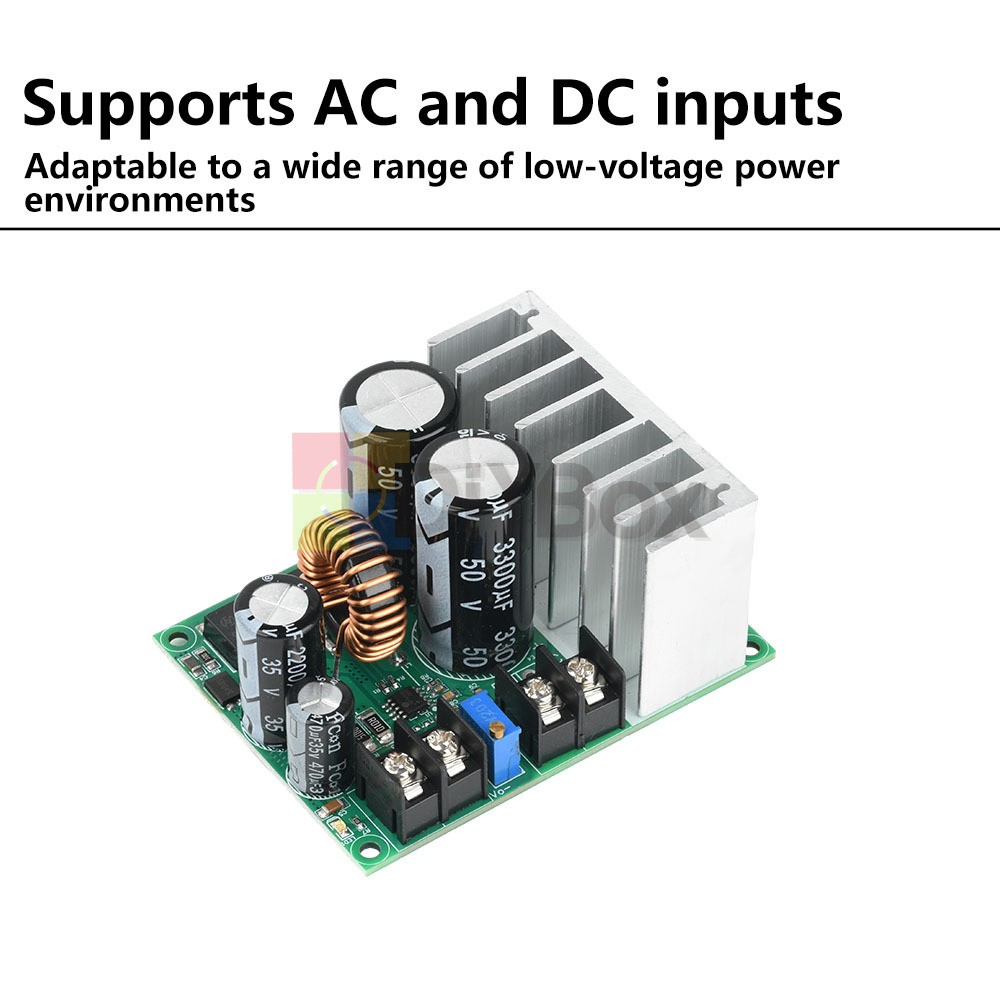 AC 5-25V/DC 8-38V To DC 3.3-32V Buck Power Module Adjustable Voltage Regulator