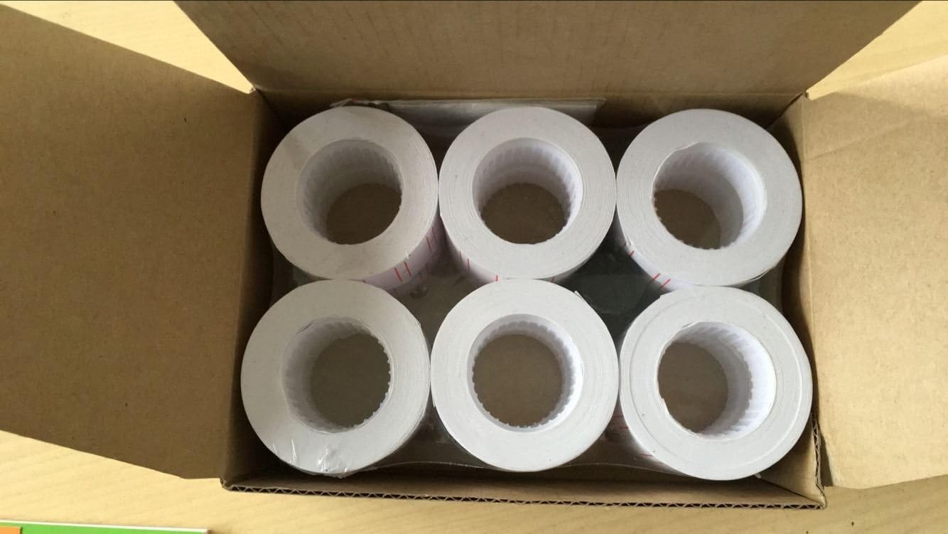 Red Line Price Tag Labels 600 per Roll Compatible with MX-5500 M5500 AK813 HG979