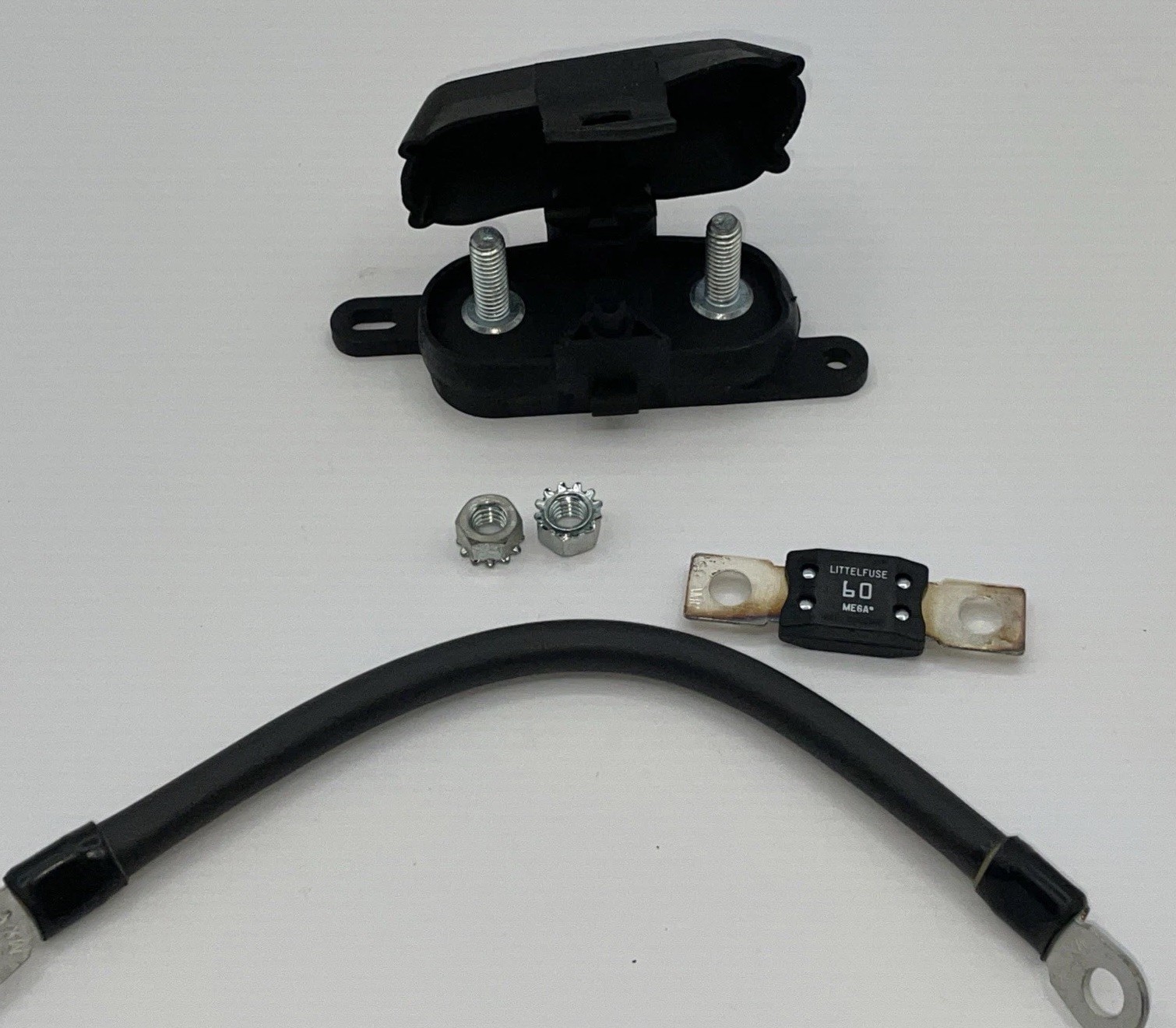 BUSSMANN FUSE HOLDER FMG211 AMG 60A FUSE CABLE HEMG KIT SET EATON