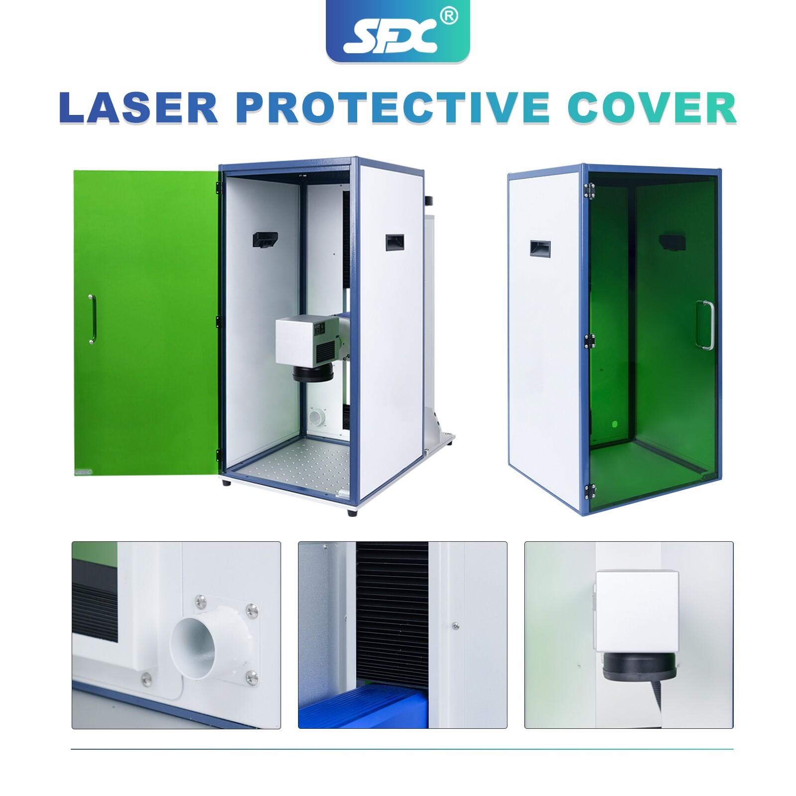 SFX Laser Protective Cover OD6+ Enclosure Safety Cover for Fiber Laser Marking