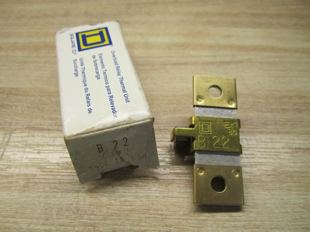 Square D B22.0 Overload Relay Heater B22 B.22
