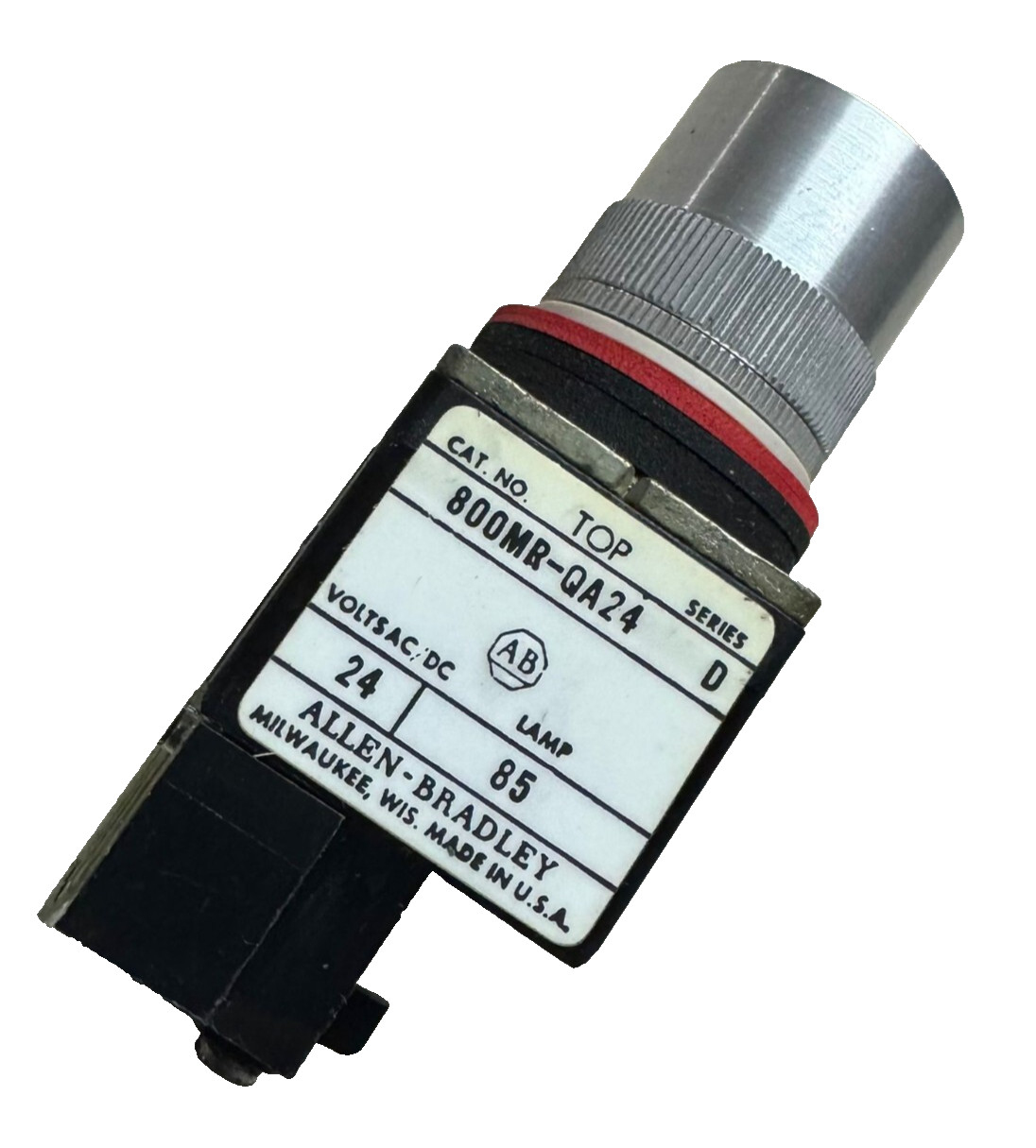 ALLEN BRADLEY AB 800MR-QA24 FLUSH MOUNT PUSHBUTTON 800M-XA NEMA A300 110-300V