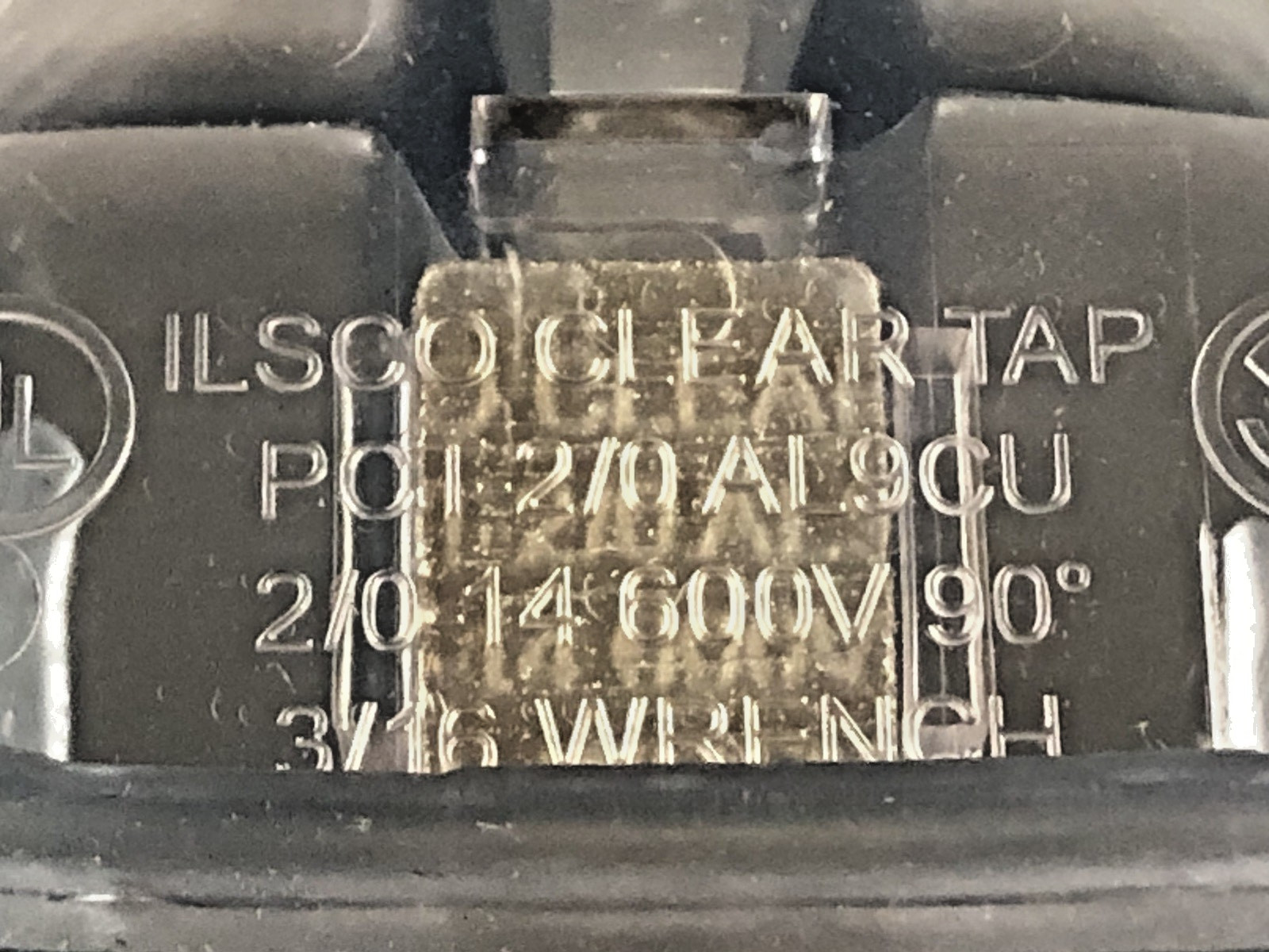 (1) Ilsco PCT-4-2/0 Clear Insulated Multi-Tap Connector 4 Port 2/0-14 AWG CU/AL