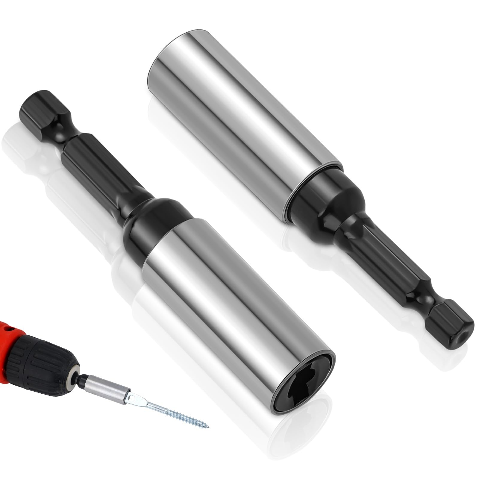 2 Pcs Eye Lag Driver 1/4in Hex Eye Lag For Quick Dispensing Ceiling Tile Hanger