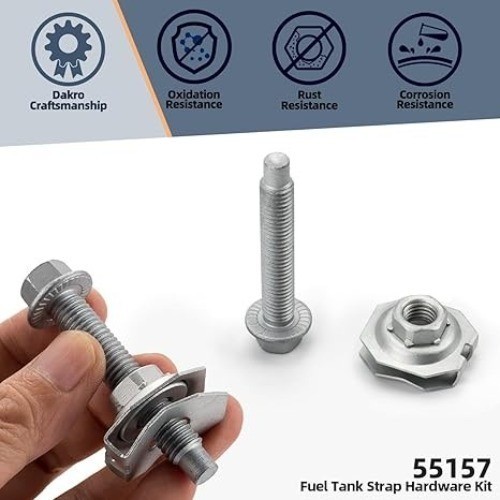 Fuel Tank Strap Bolts Hardware Kit Compatible with 1996 1997 1998 1999 2000 2001