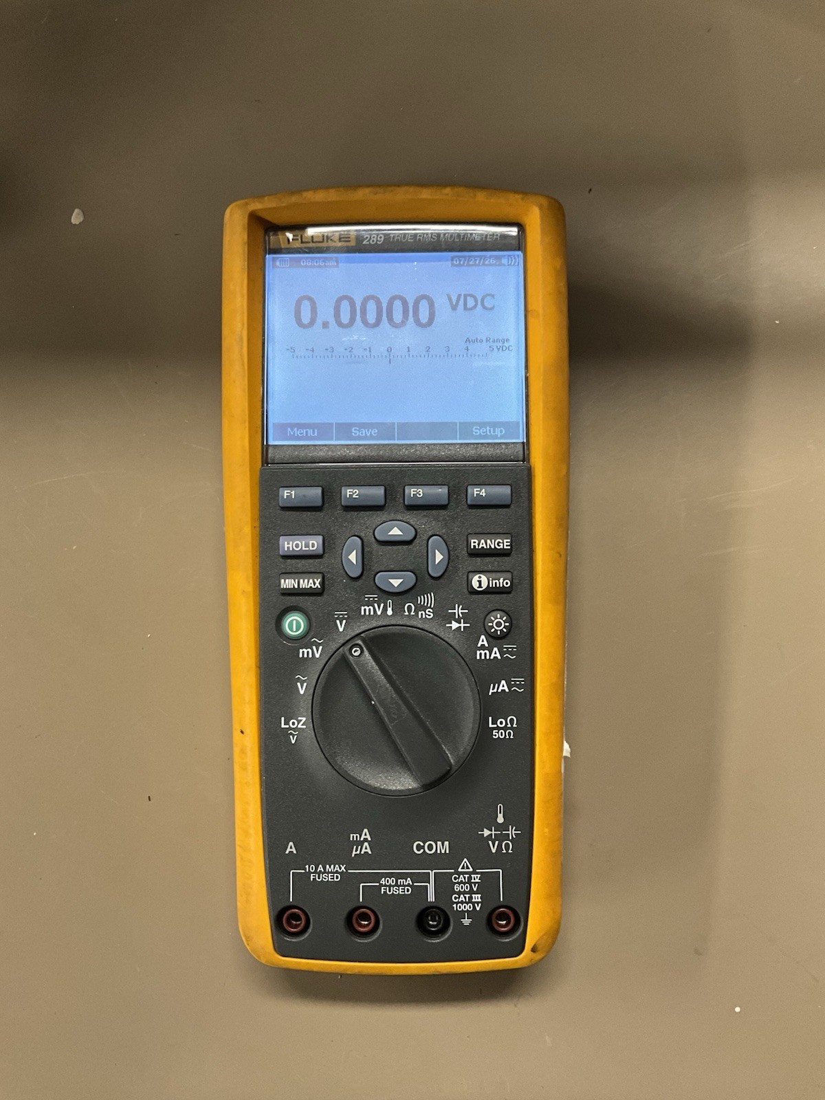 FLUKE 289 TRUE RMS MULTIMETER NO LEADS POWERS ON