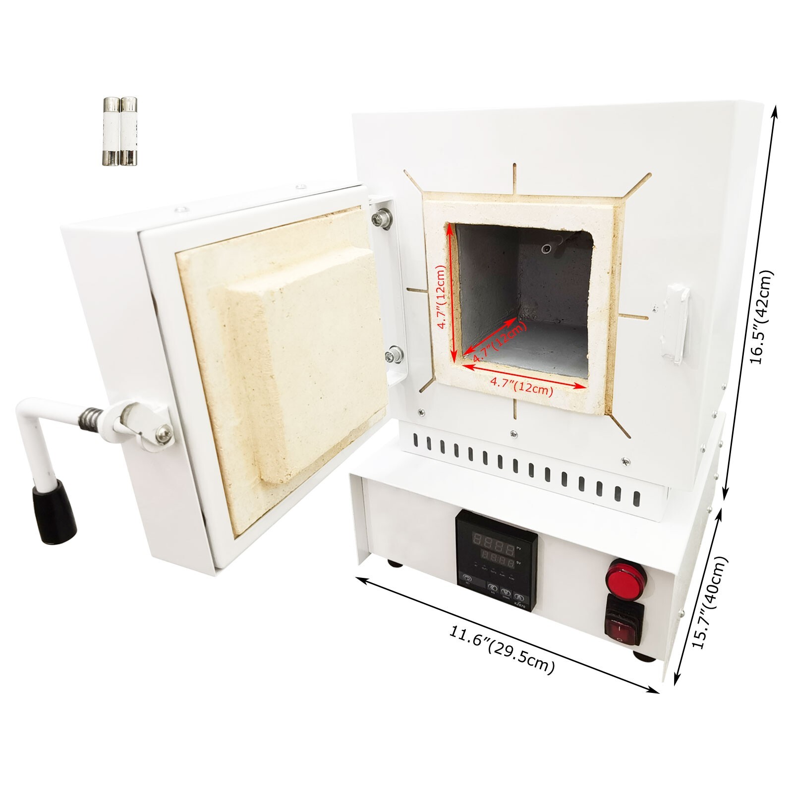 1100℃ Lab High Temperature 110V 2KW Muffle Furnace Burnout Oven