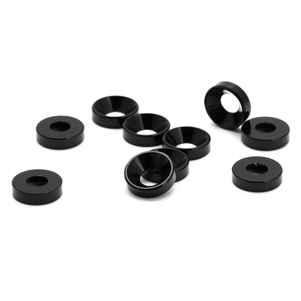 Aluminum Alloy M2 M3 M4 M5 M6 Anodized Countersunk Head Bolt Washers Gasket LOT