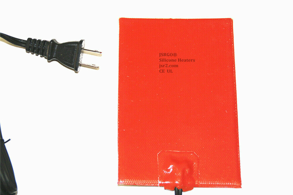 Silicone Heat Pad Engine Sump Heater 6″ X 8″ 300W w PSA Plug Factory Direct Sale