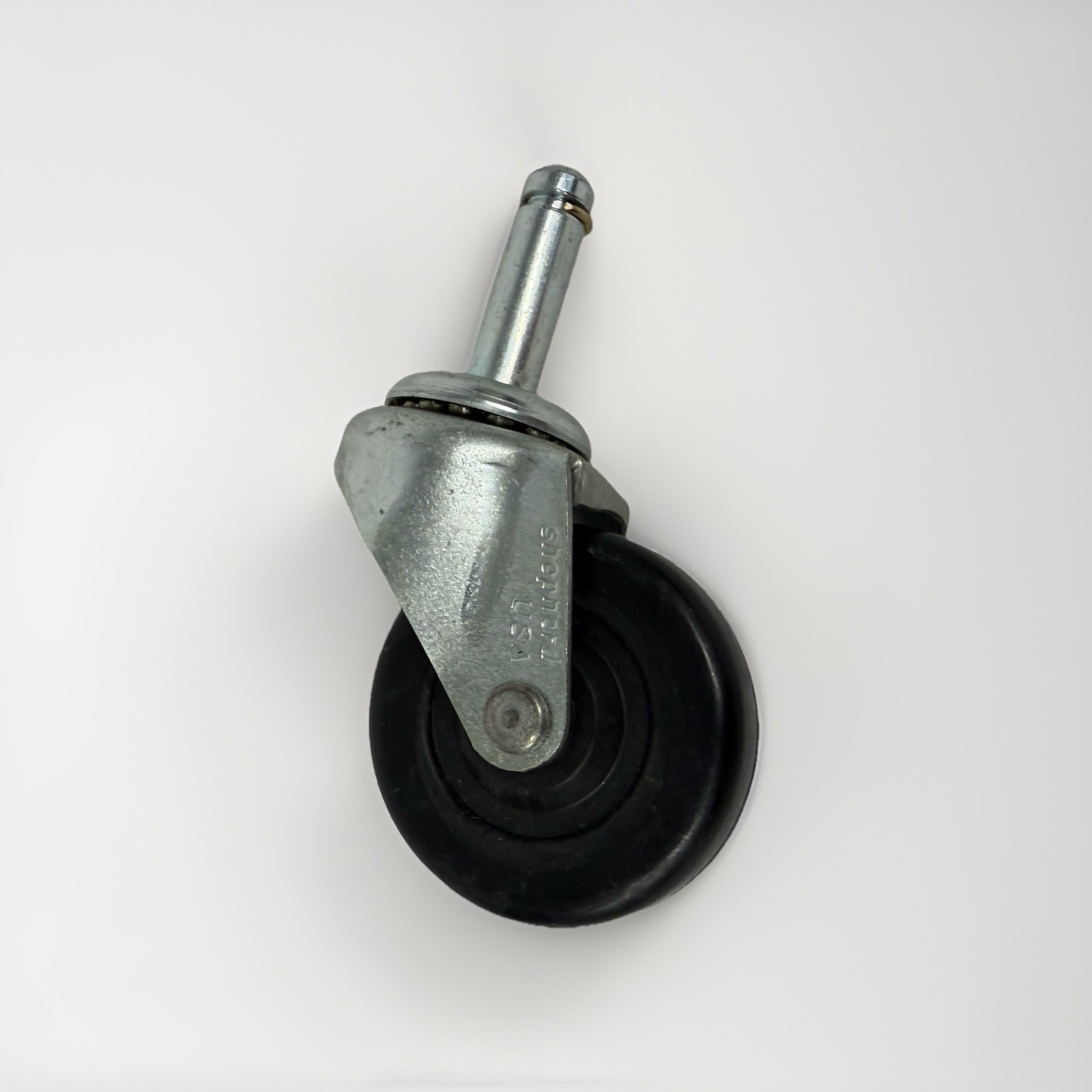 QTY 4 Shepherd 2 inch wheel rubber swivel grip ring stem 5/16 BRAND NEW USA