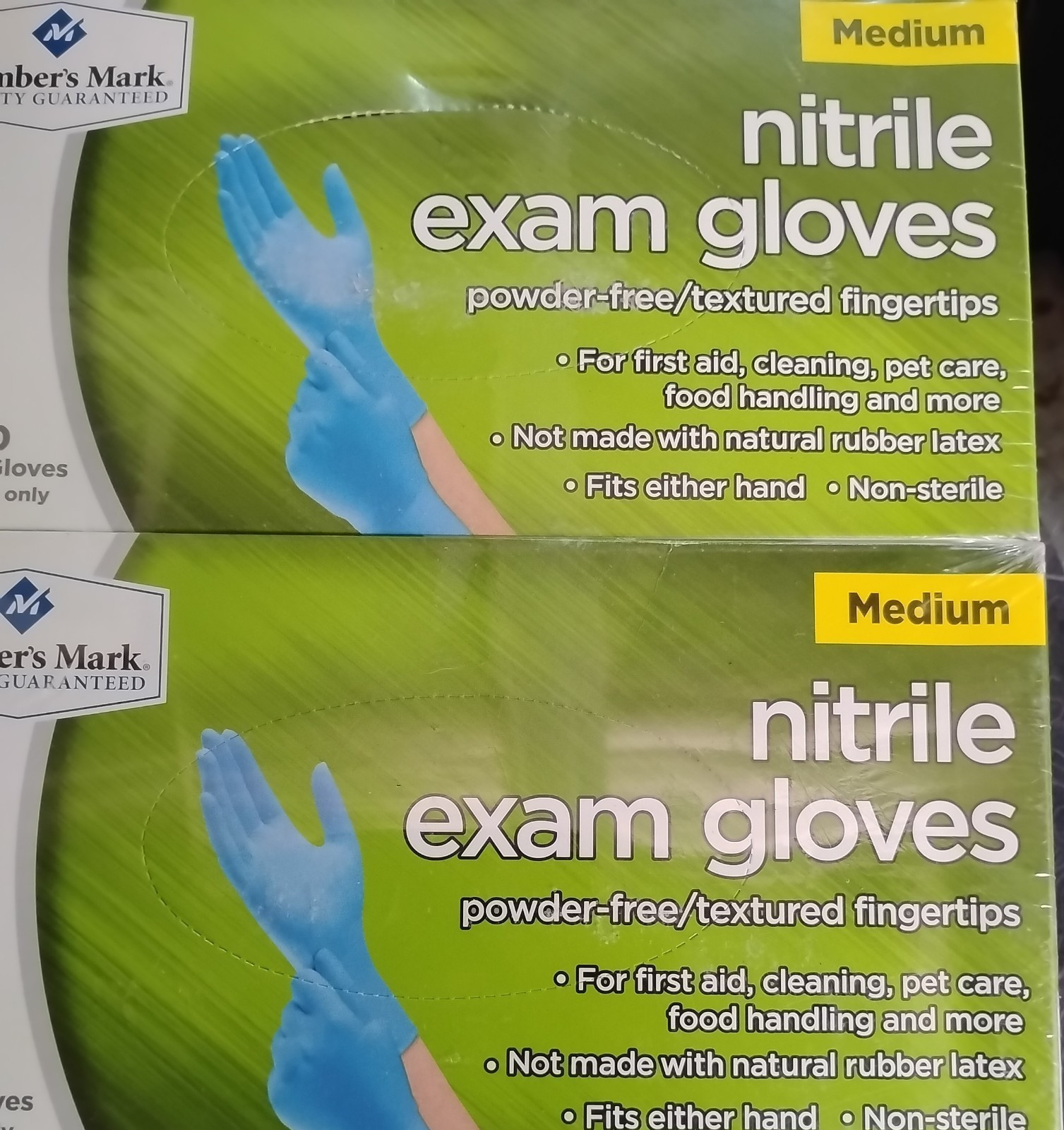 Member’s Mark Medium Nitrile Exam Gloves – 400 Count (2 x 200) – Free Shipping
