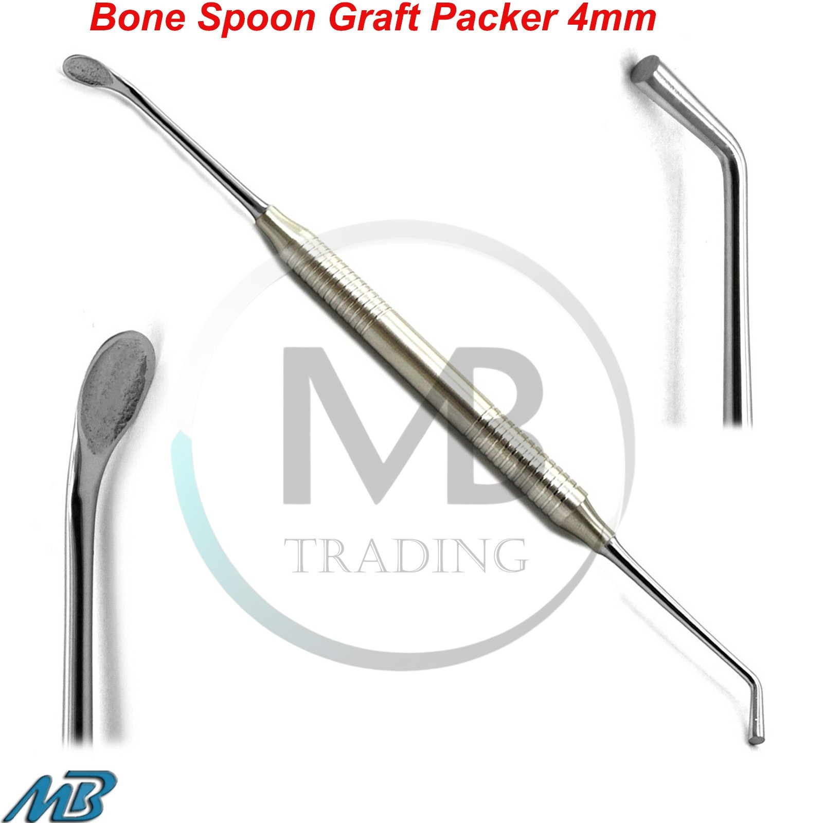 Dental Implant Bone Graft Instruments Bone Spoon Graft Packer Compactor Syringe