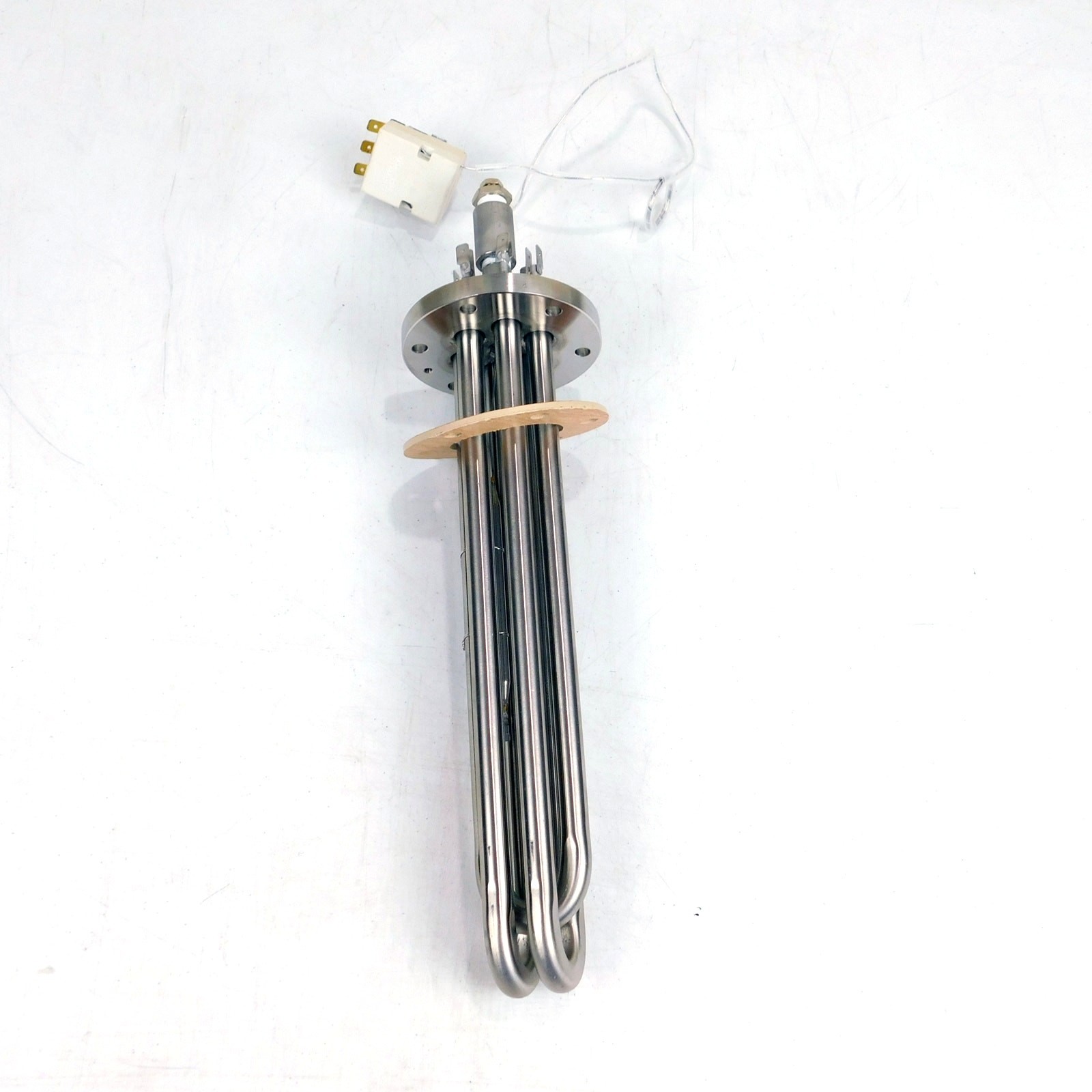 Flanged Industrial Immersion Heater 200V 4kW Capillary Thermostat Bench Tested