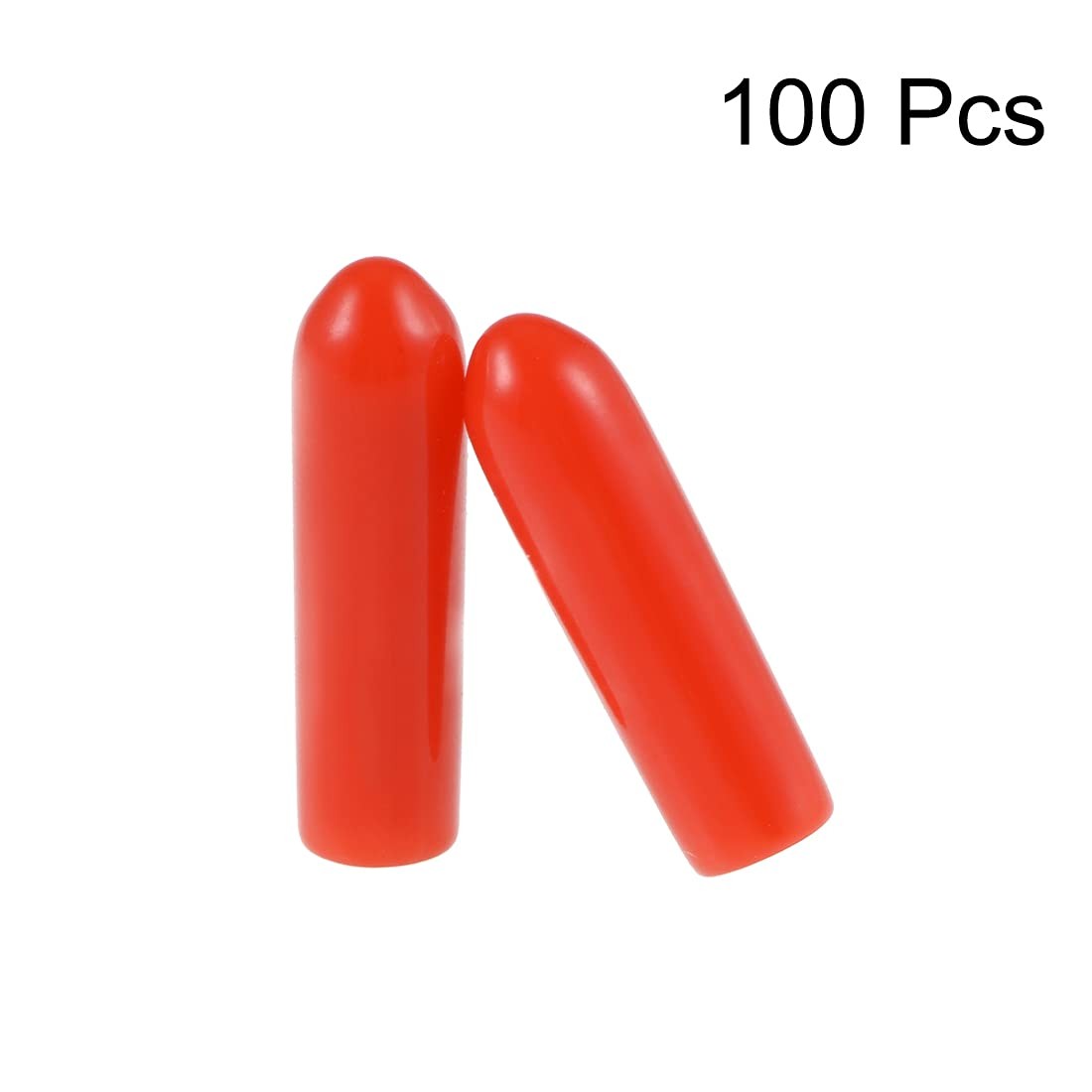 uxcell 100pcs Rubber End Caps 3mm1/8″ ID Vinyl Round Tube Bolt Cap Cover Thre…