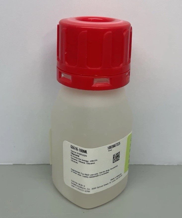 Sigma Glycerol 99.0% 100mL for Molecular Biology G5516-100ML