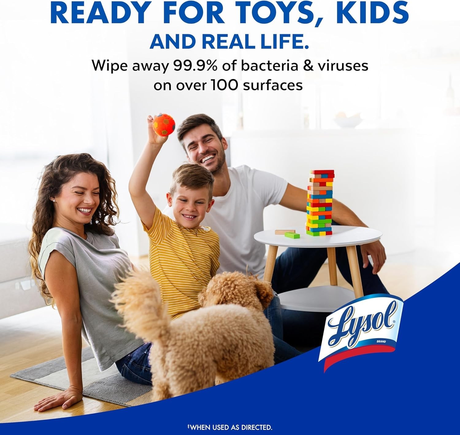 Lysol Disinfecting Wipes 4 Pack | Multi-Surface All-Purpose Cleaner 320 Count