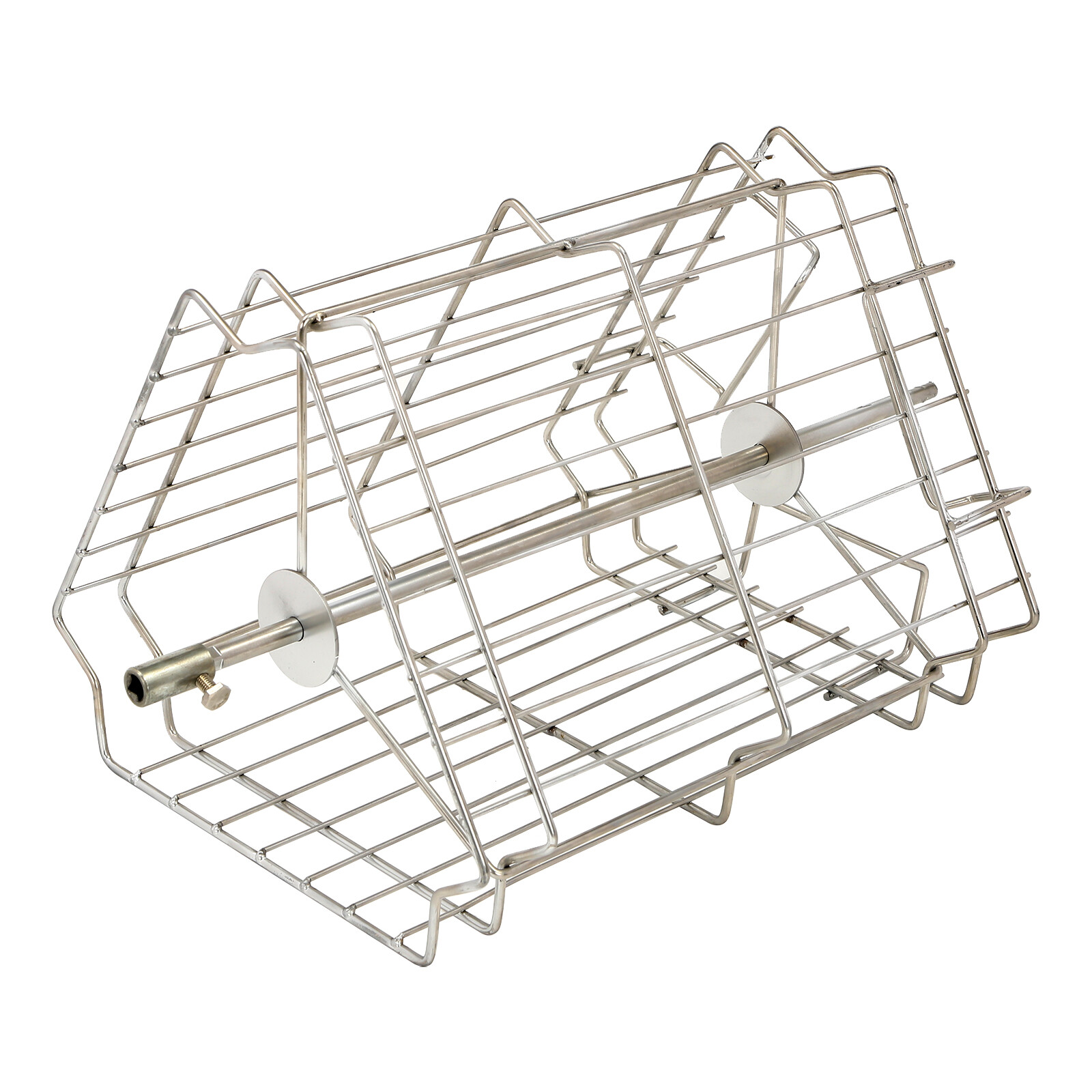 Manual 3 Frame Honey Extractor, Stainless Steel Manual Beekeeping Extraction
