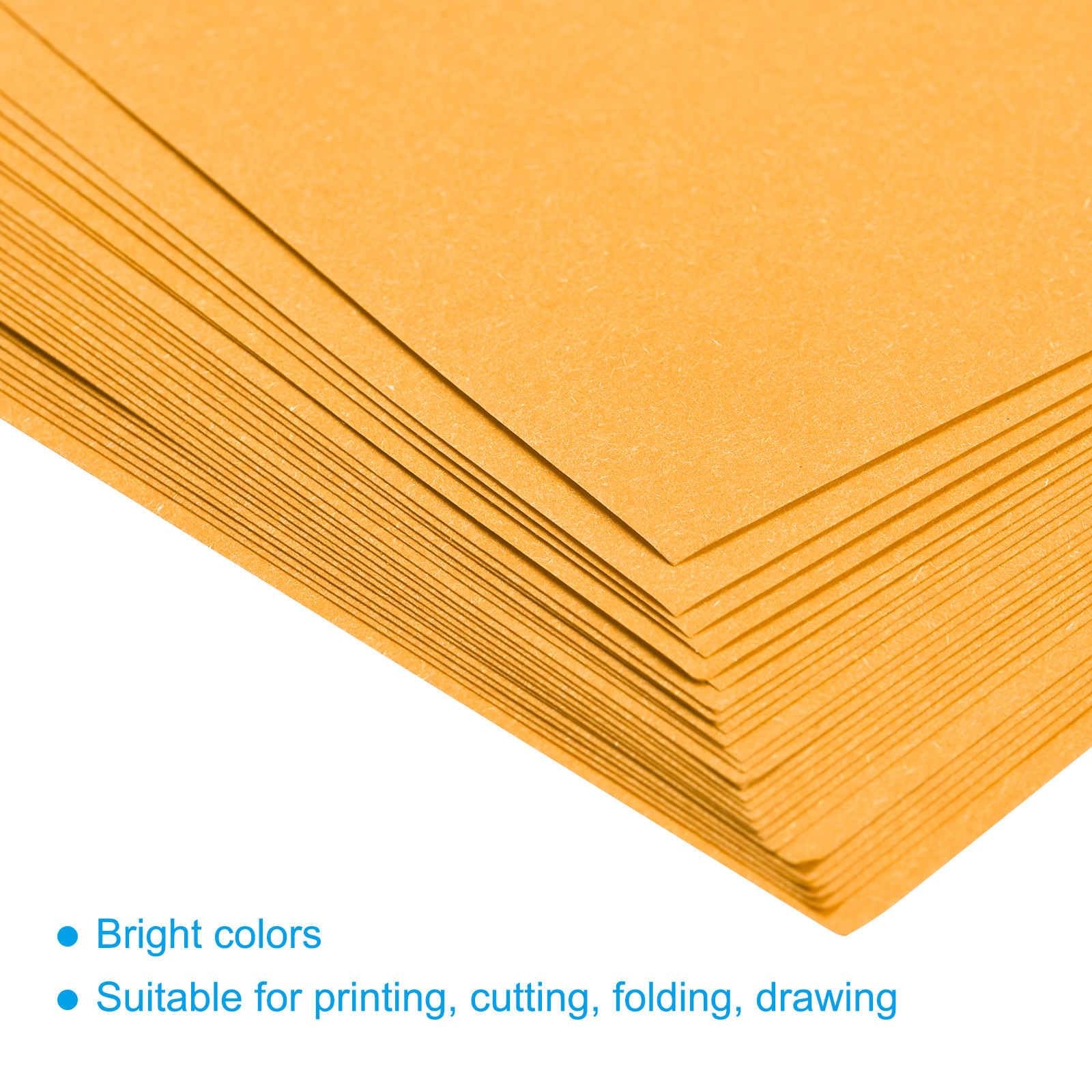 50 Sheets Colored Copy Paper 8 1/2 Inch Printer Paper 75gsm Fluorescent Orang…