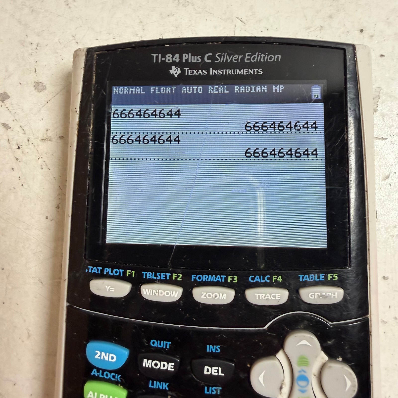 Texas Instruments TI-84 Plus C Silver Edition Black Compact Graphing Calculator