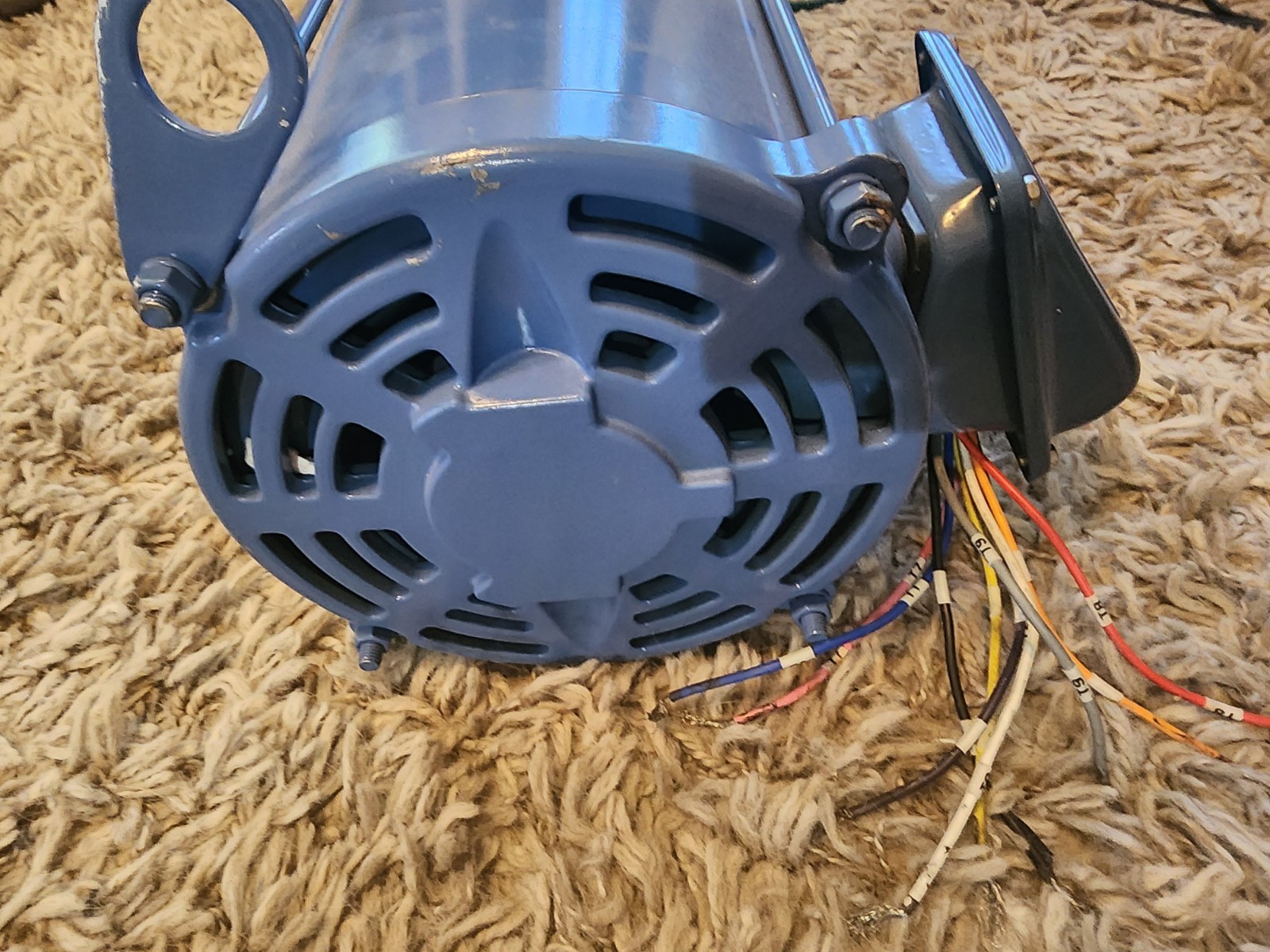 3 HP 3 Phase Electric Motor 1800 RPM 182T Frame ODP Open Drip Proof 230/460V