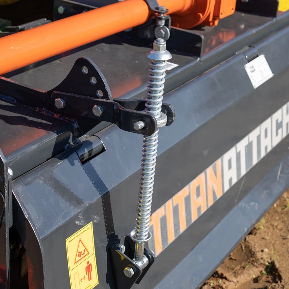 Titan Attachments 3 Point 72″ Rotary Tiller Attachment Fits Cat 1 Tractors