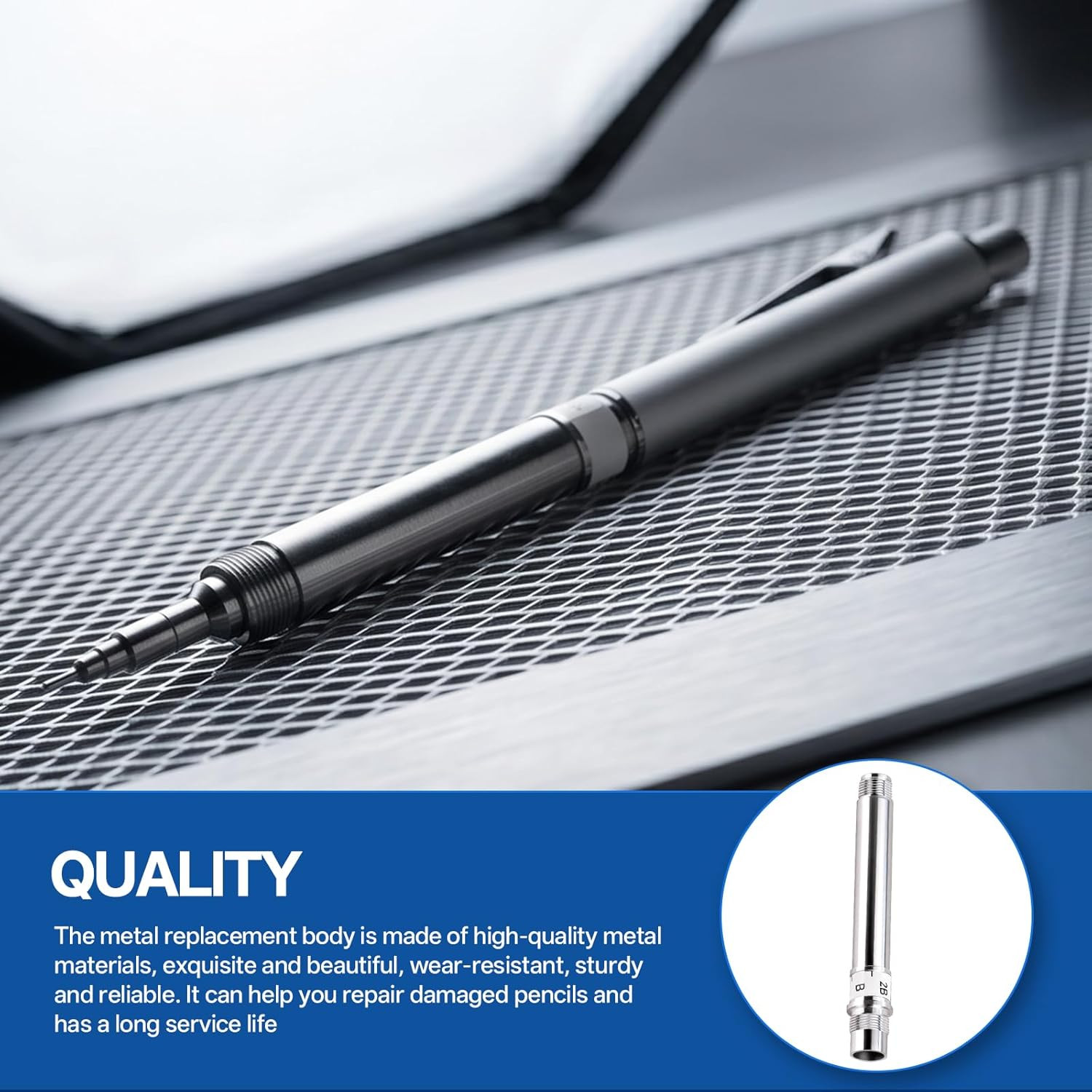 Upgrade Aluminum Pencil Replacement Pen Body For Pentel Graph Gear 1000 Body