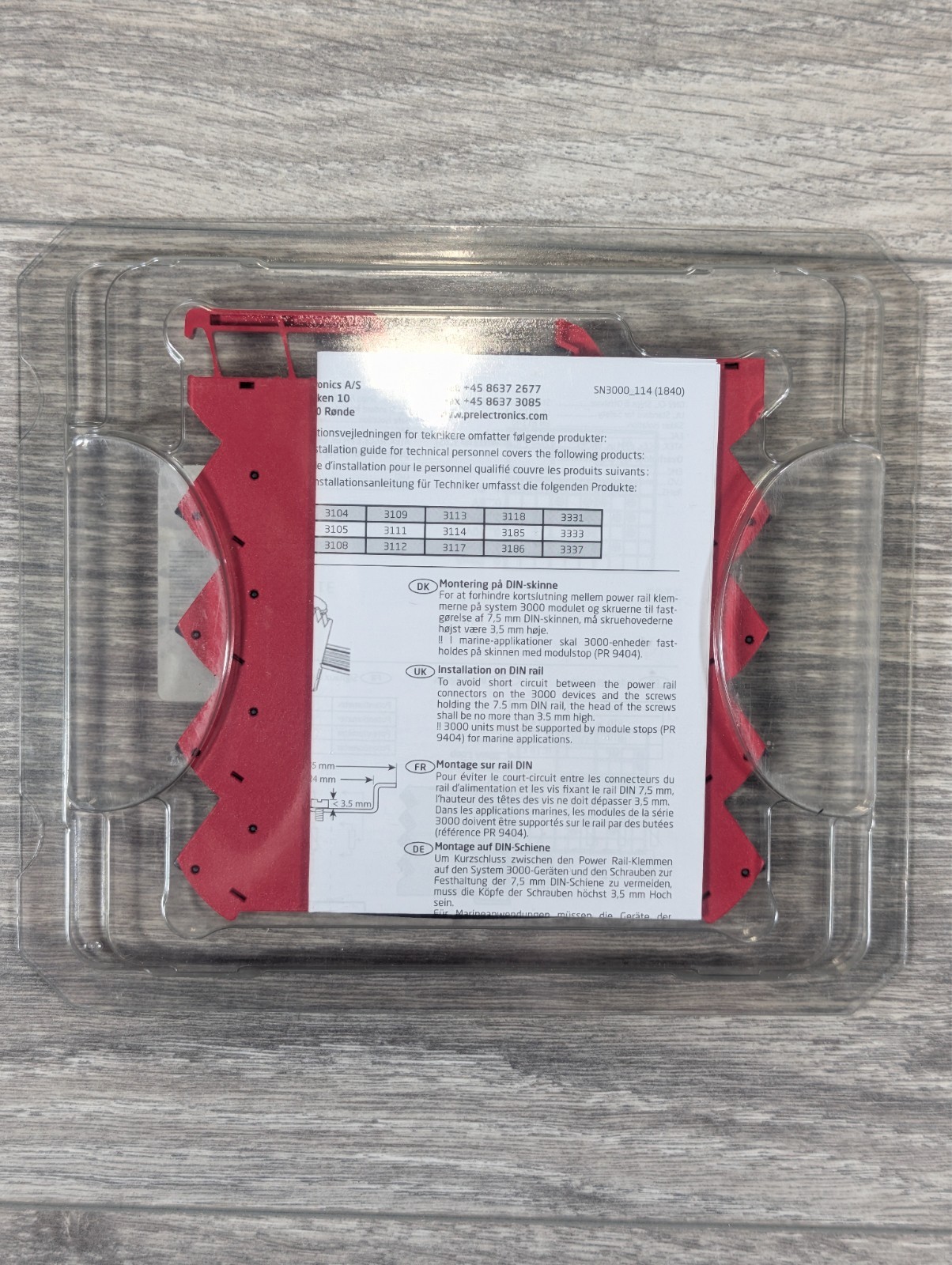PR Electronics 3109 Isolated Converter Splitter New Denmark DIN Rail