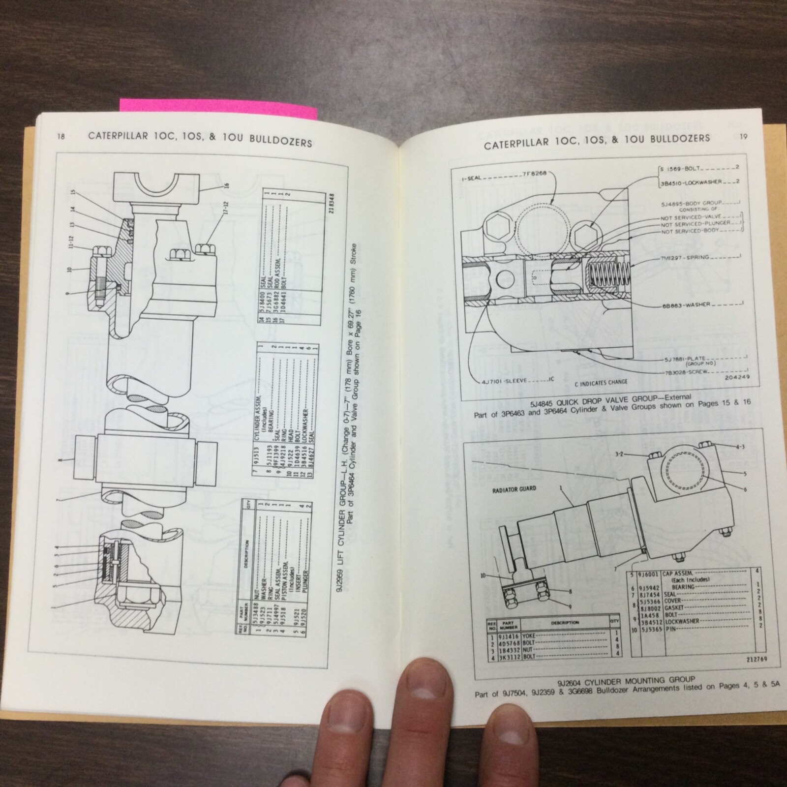 CAT Caterpillar 10C 10S 10U BULLDOZER PARTS MANUAL BOOK LIST for D10 79W 80W 83W