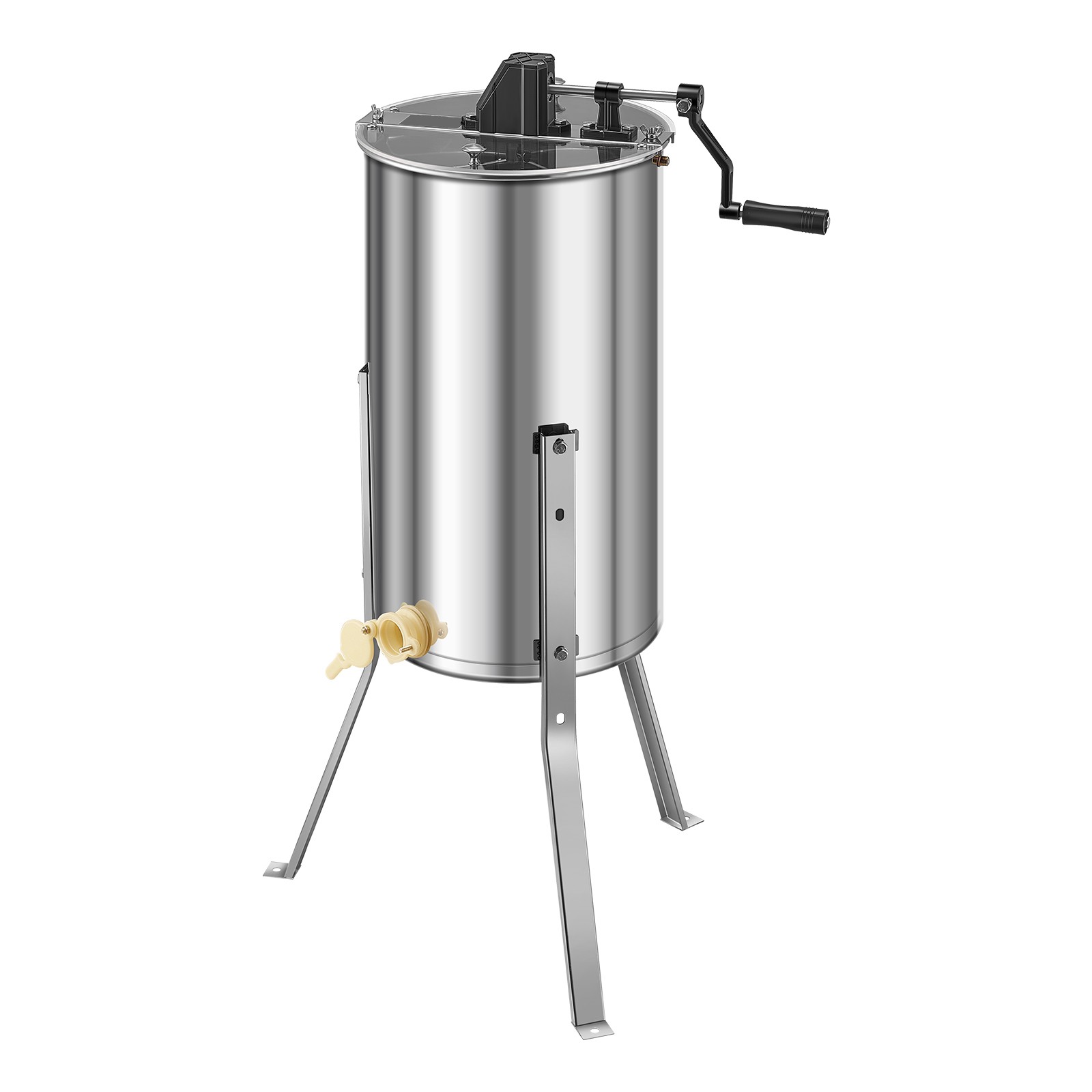 Manual Honey Extractor 2 Frame Beekeeping Honeycomb Spinner Stainless Steel