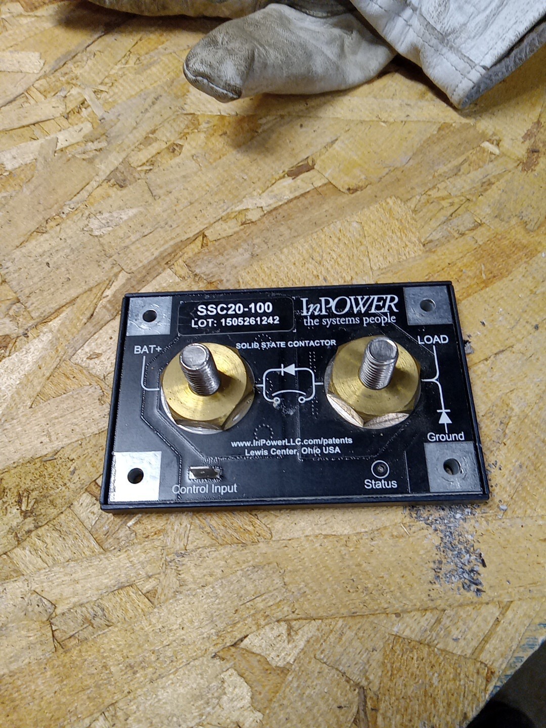 InPower SSC20-100 100 amp Solid State 12V DC Power Contactor