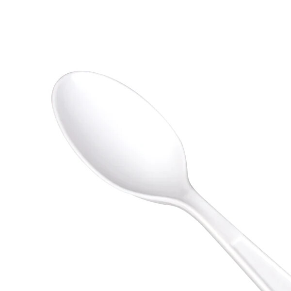 Karat PP Plastic Extra Heavy Weight Tea Spoons – White – 1,000 ct, U2033W