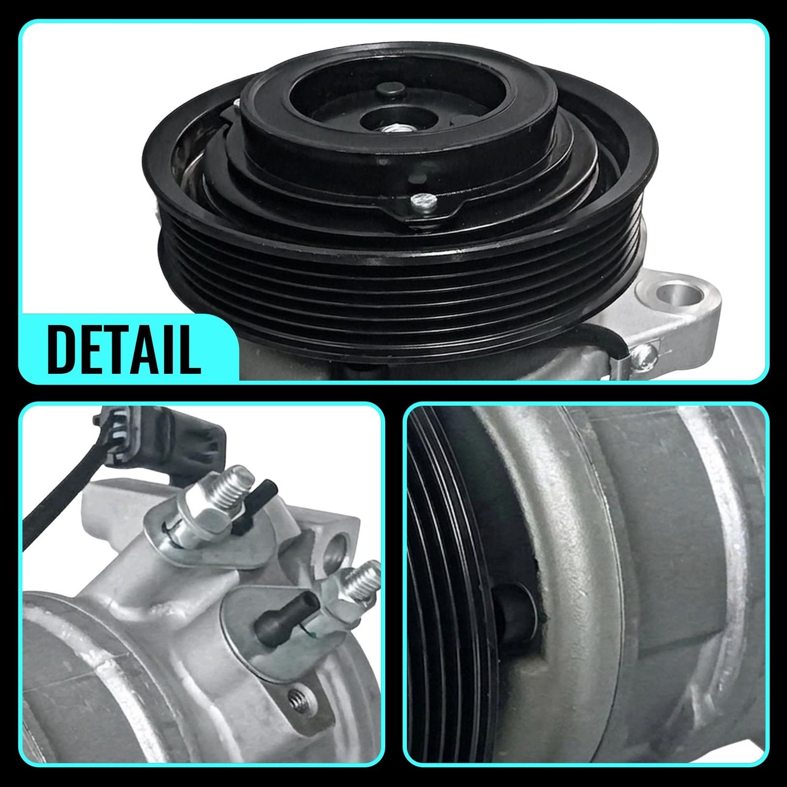 5005441AC AC Compressor w/Clutch For Dodge Grand Caravan Chrysler T&C 2001-2007