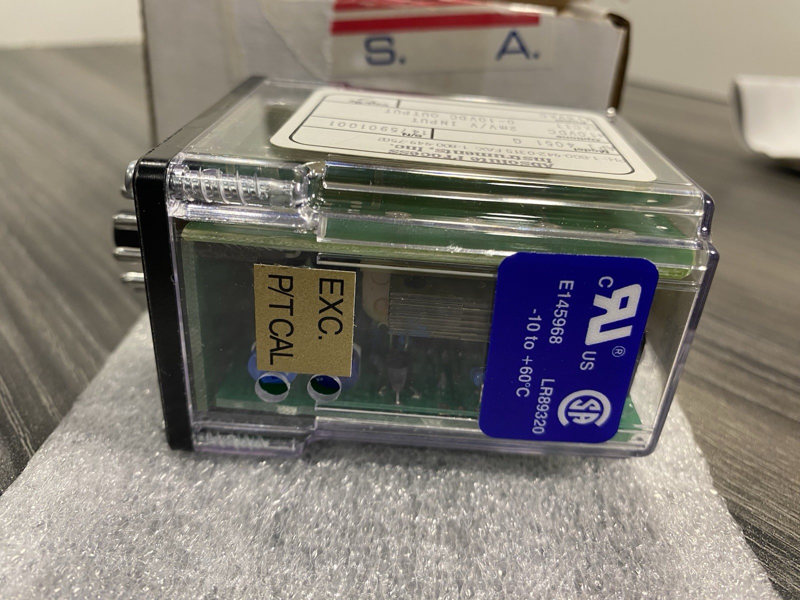 API 4051 G Isolated Sensor Amplifier Bridge / Strain Gauge / Load Cell Input USA