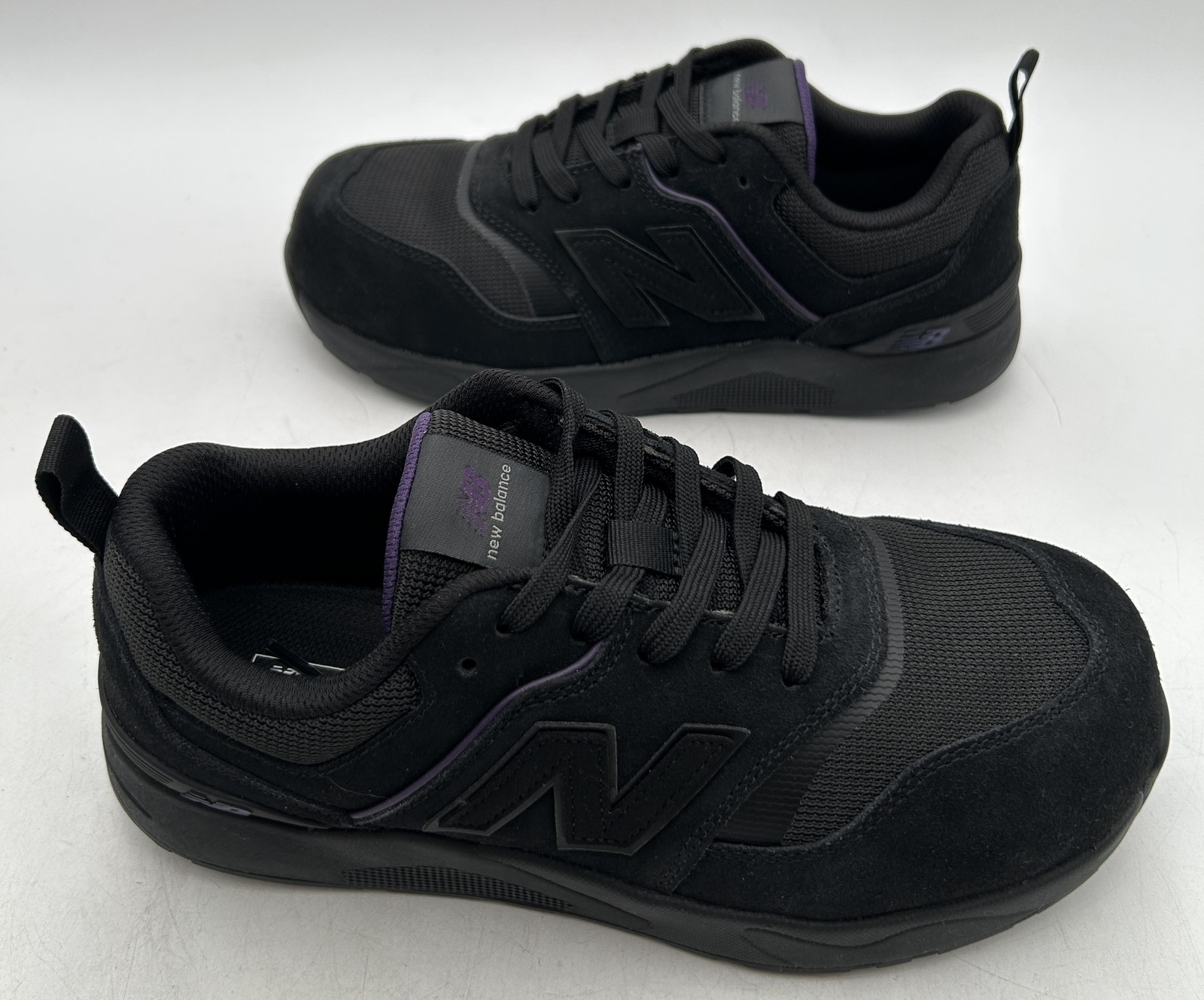 Women’s New Balance Elite Lite SD10 Shoes 8W Black Purple