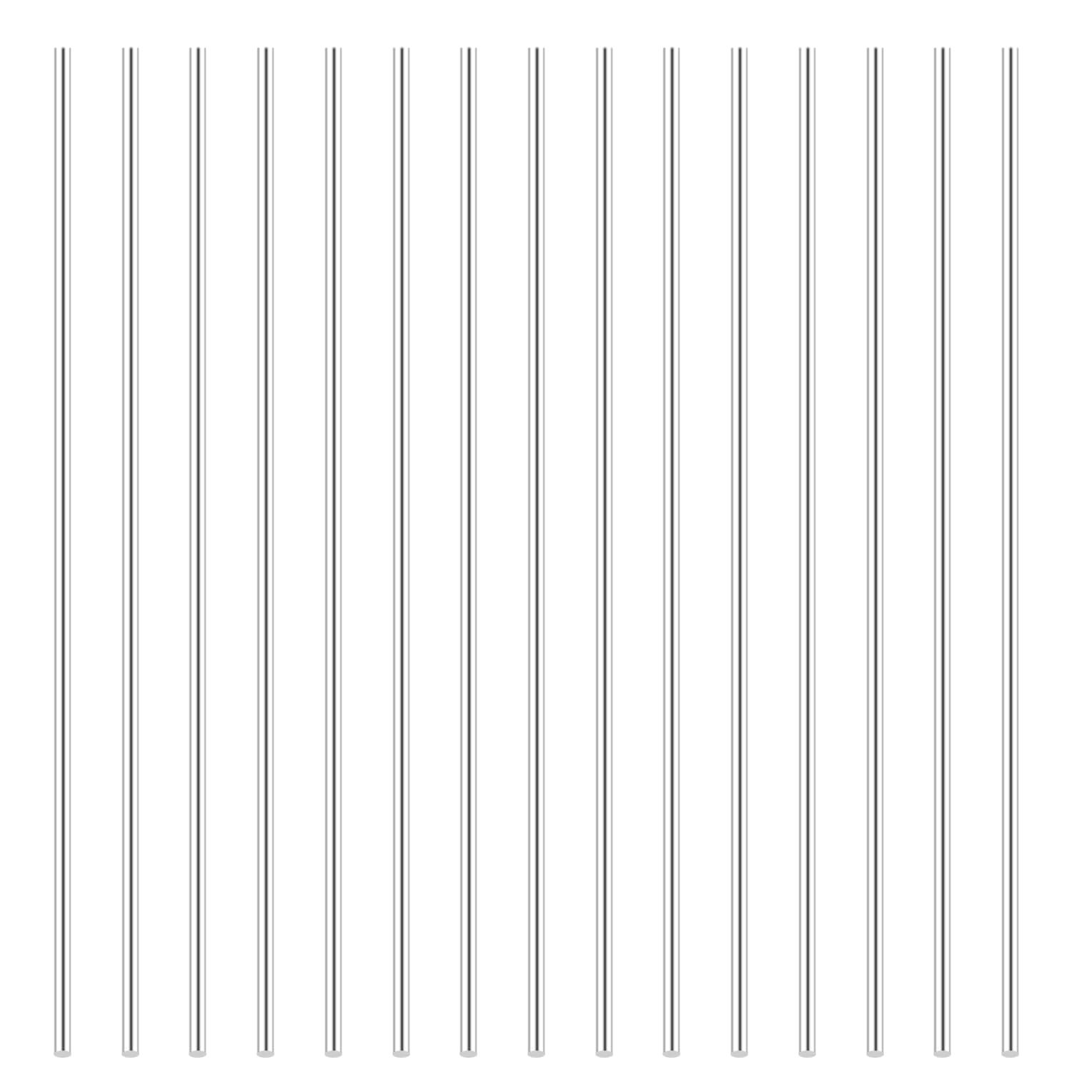 Aluminum Rod 6mm(0.2362″),15Pcs 16 inch Long 1/4 inch(0.25″) Diameter 6061 Alumi