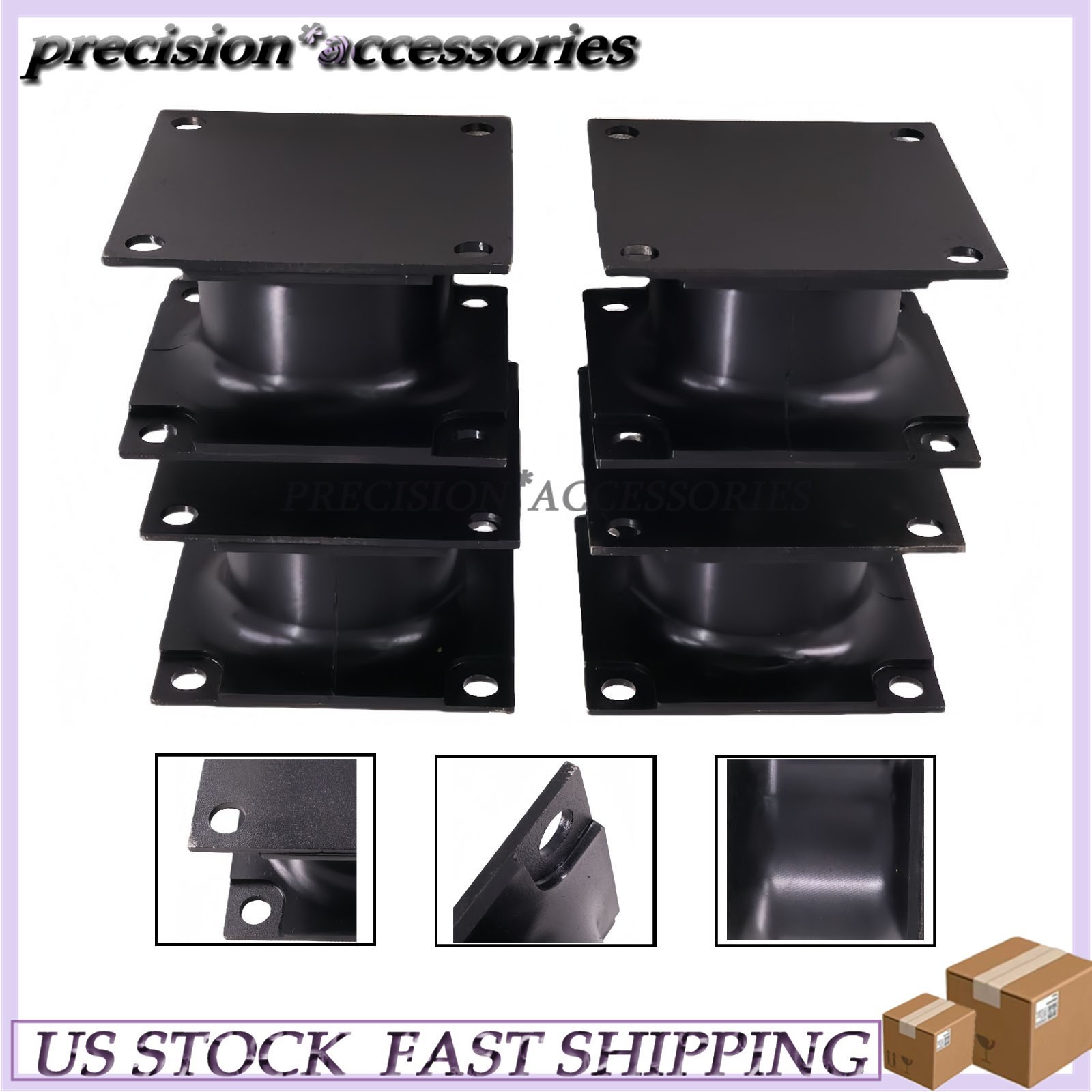 4PCS Vibratory Plate Compactor Rubber Isolator Shock Mount For Bobcat PCF64