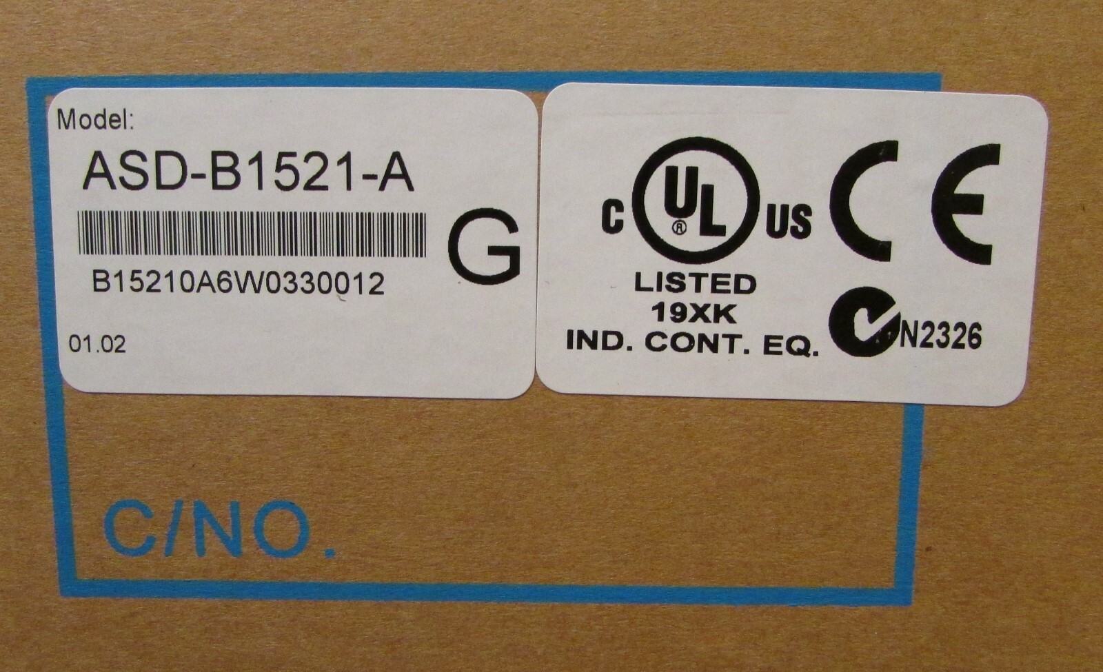 DELTA ASD B1521 A 1.5KW 200-230V AC Servo Drive 110V Output