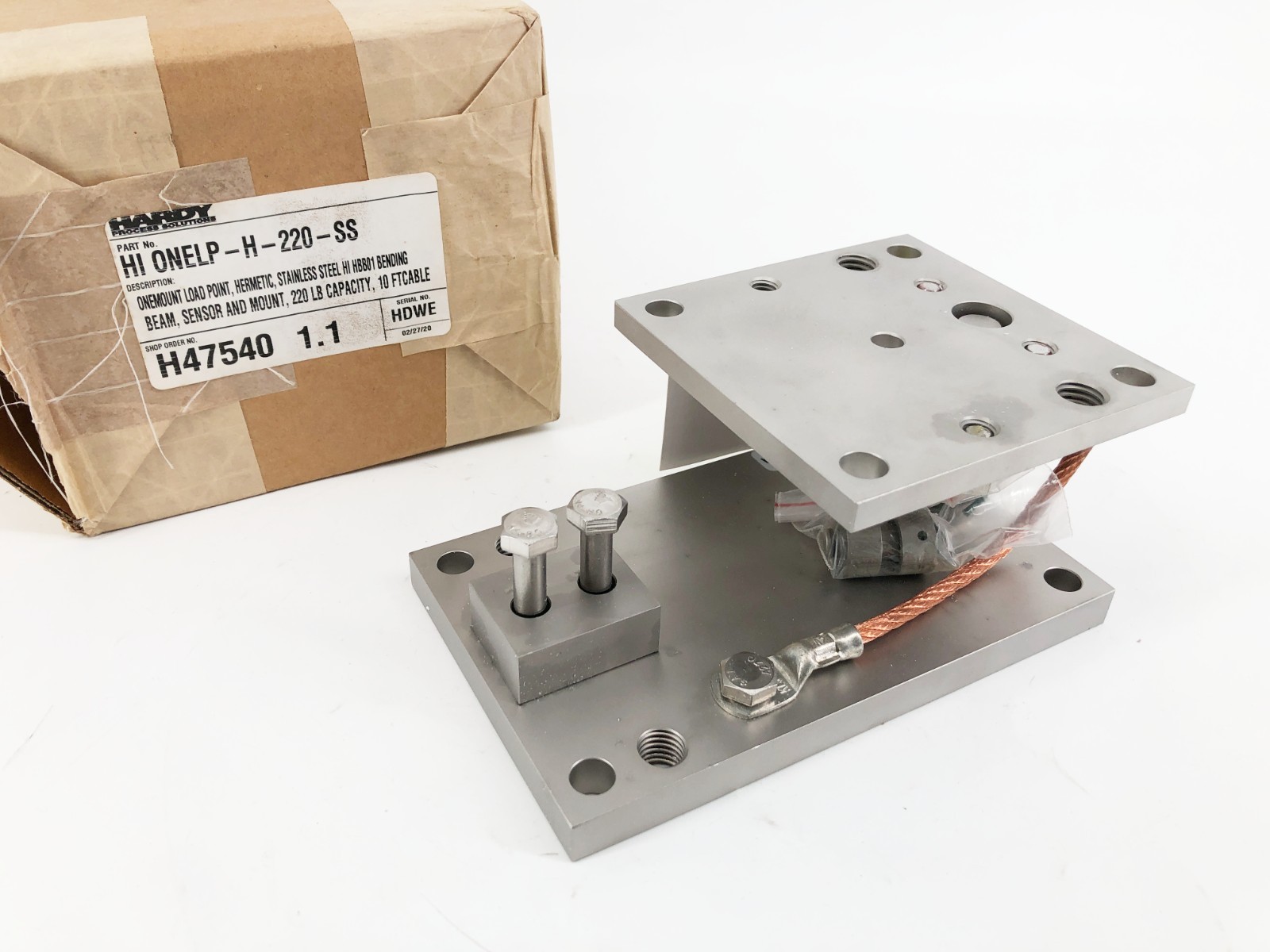 New Hardy HI ONELP-H-220-SS OneMount Load Point Stainless 220LB HI HBB01