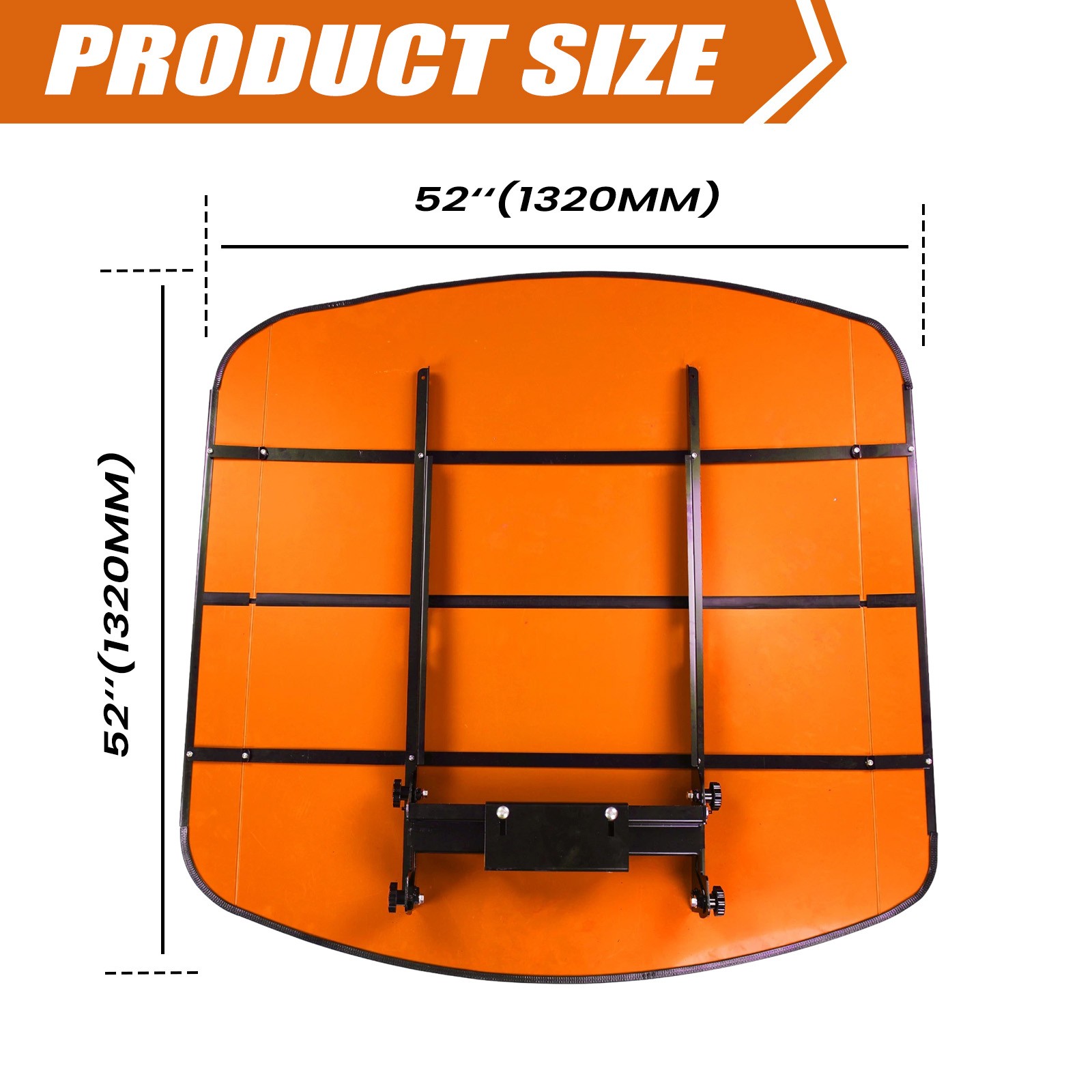 Tractor Canopy For Tractors Mowers ROPS Replace for Tuff Top 52″x52″ Orange