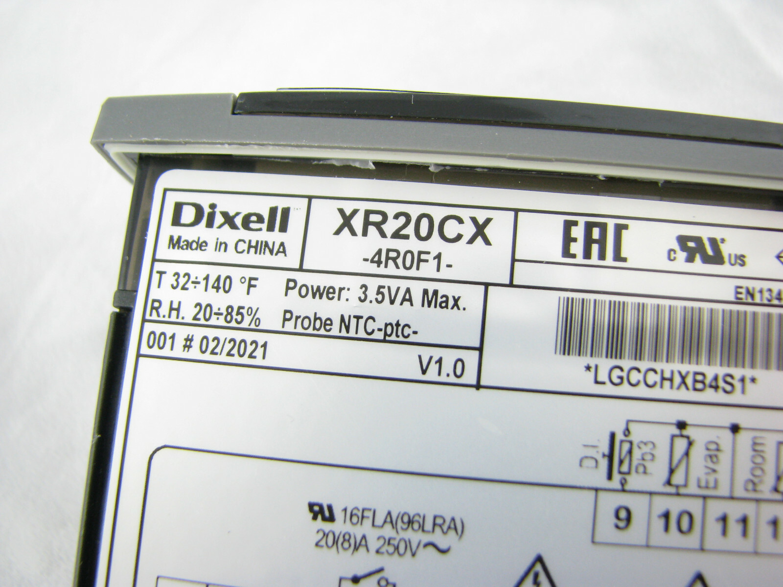 Dixell XR20CX-4R0F1 Electronic Digital Refrigeration Temp Controller