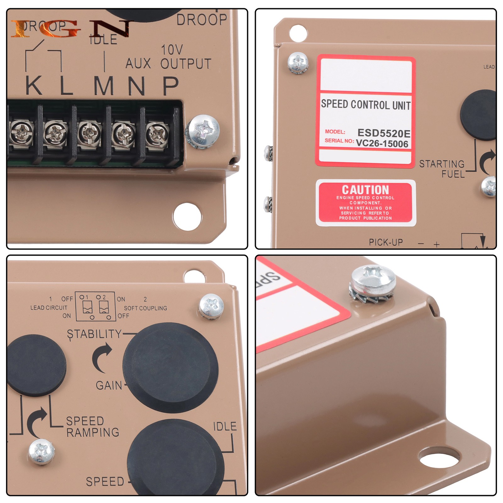 ESD5520E Adjustable Speed Controller for Generator Engine Governor